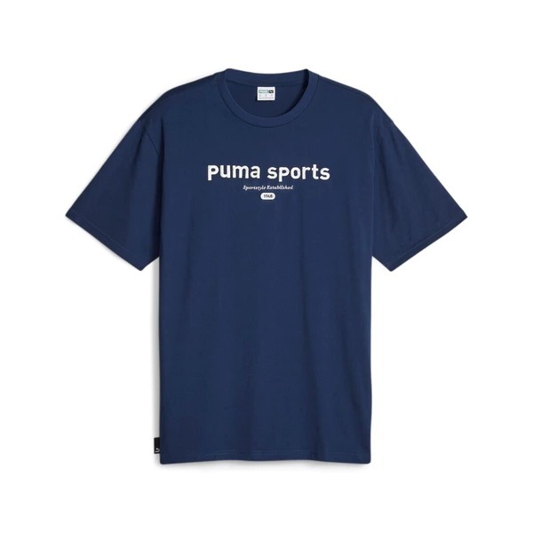 PUMA 短T 流行系列 P.TEMA 深藍 圖樣LOGO 短袖 T恤 男 62131615