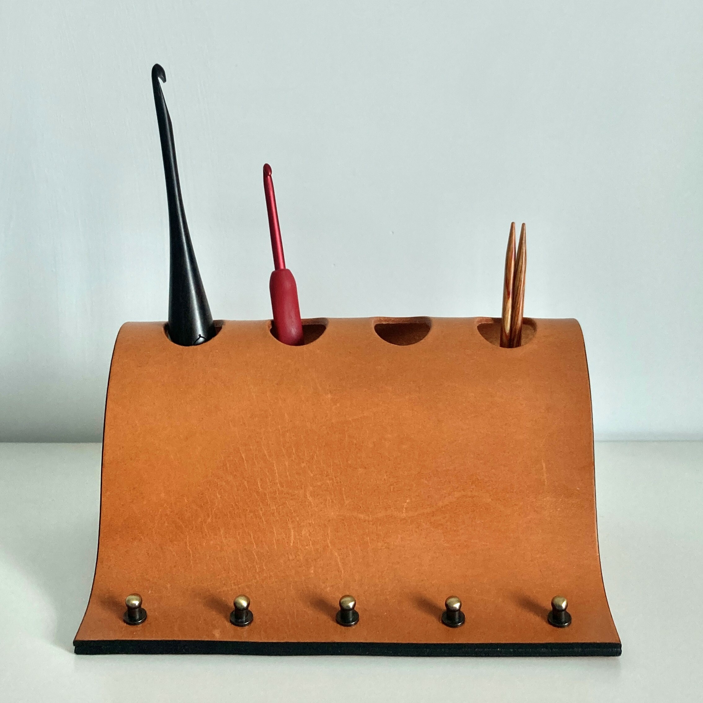 [線製集] 手工皮製工具架