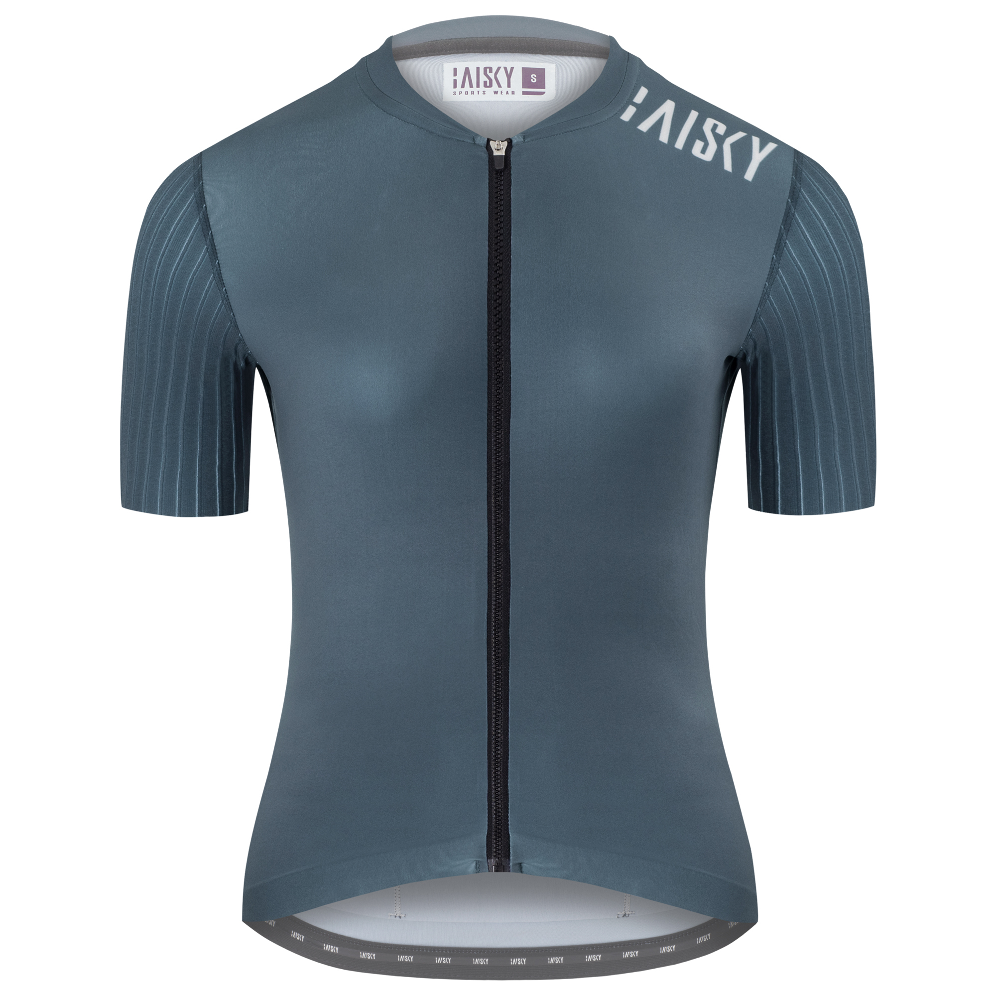 女款空力短車衣 潔淨V 蔚藍