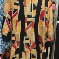 [S] KARL LAGERFELD GRAPHIC PRINT KIMONO,SOFT WHITE/MRMLDE MLT, L4EC1128-HKA (SKL1272)