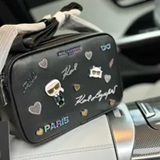 [S] KARL LAGERFELD OIL SLICK LH2EU9BJ MAYBELLE CAMERA BAG, 196788770973 (SKL1267)