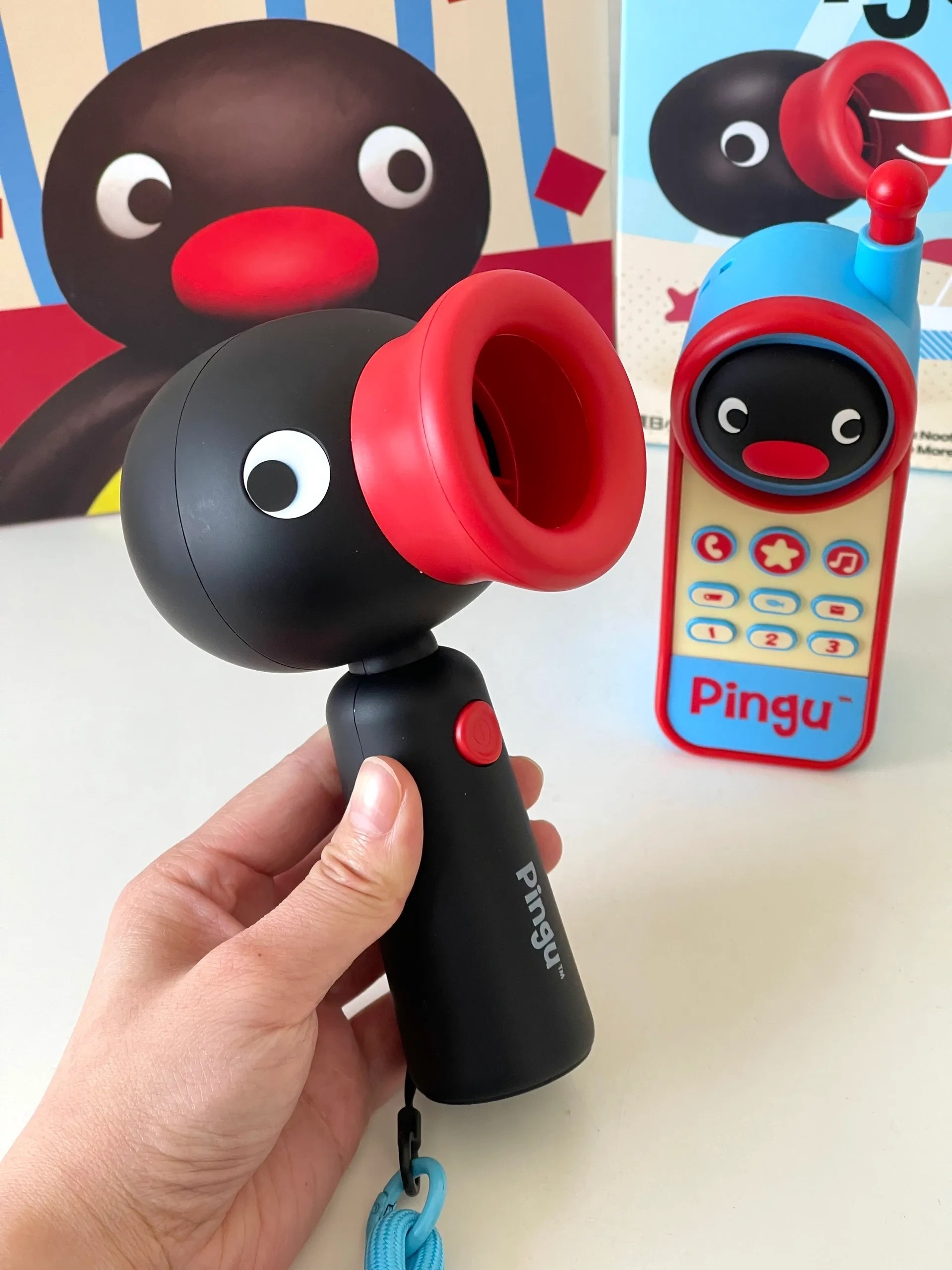 PINGU 企鵝家族 小風扇 手持 禮盒 夏天必備 實用小物 / 現＋預