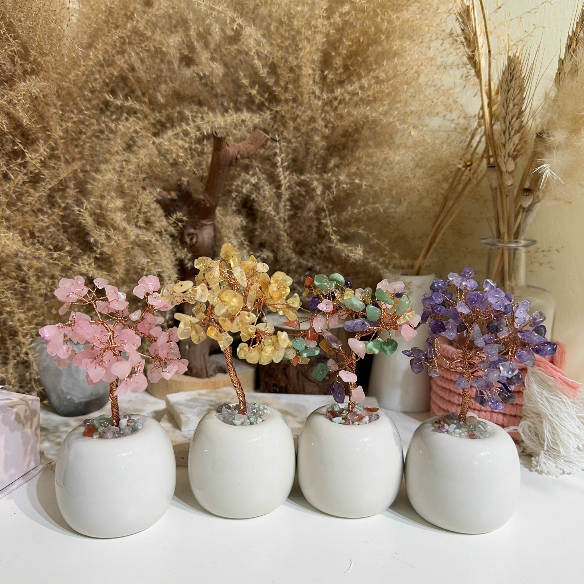 招財人緣水晶樹