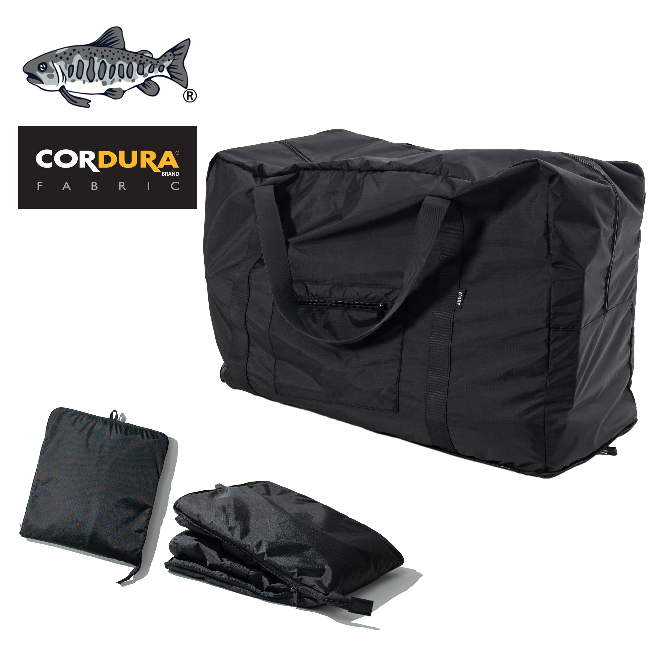 AGILITY Cordura® Foldable Boston Bag 120L 大型摺疊 波士頓旅行包 [K168]