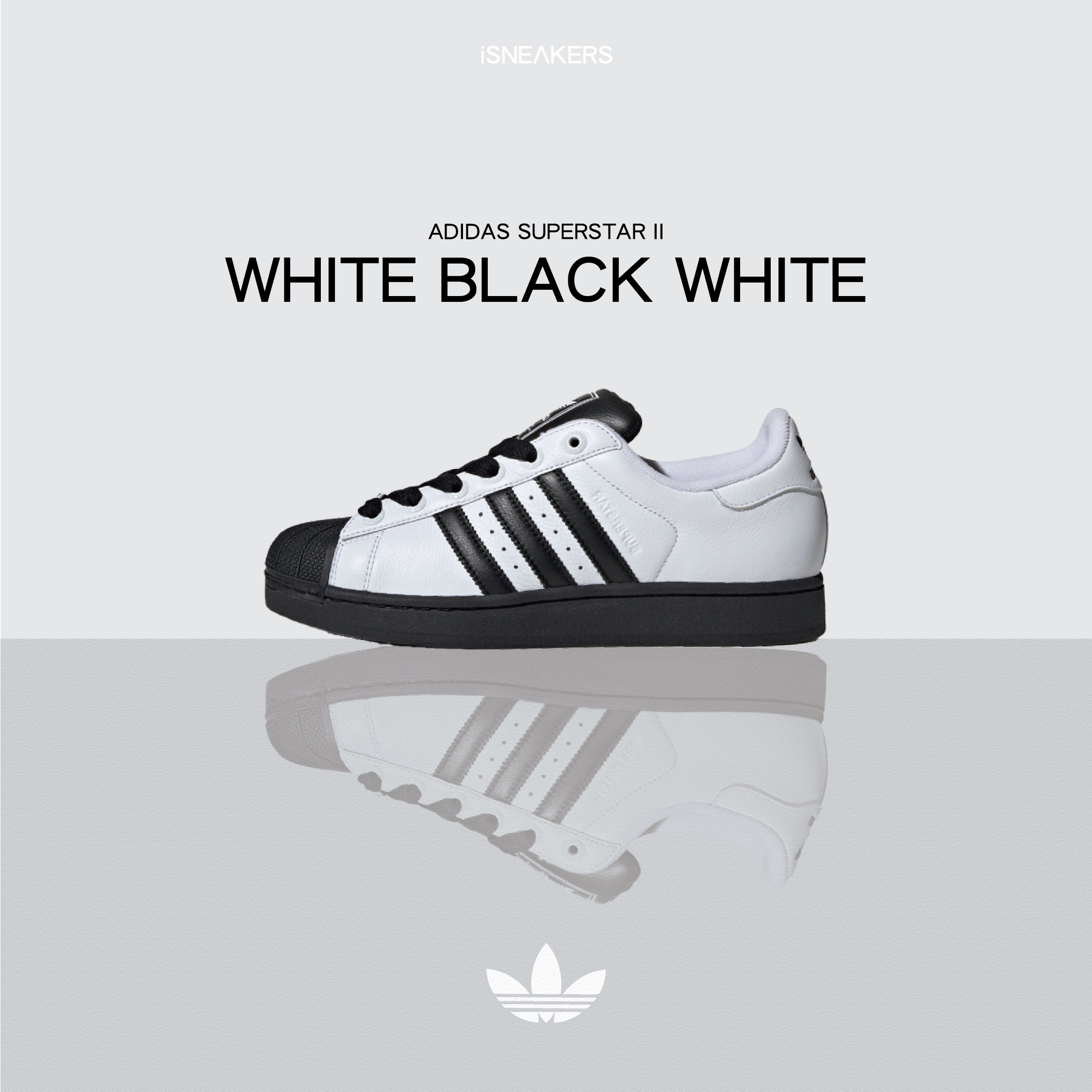 iSNEAKERS｜Adidas Superstar II "Black White" 黑白 貝殼鞋 JI0124、Kk4473