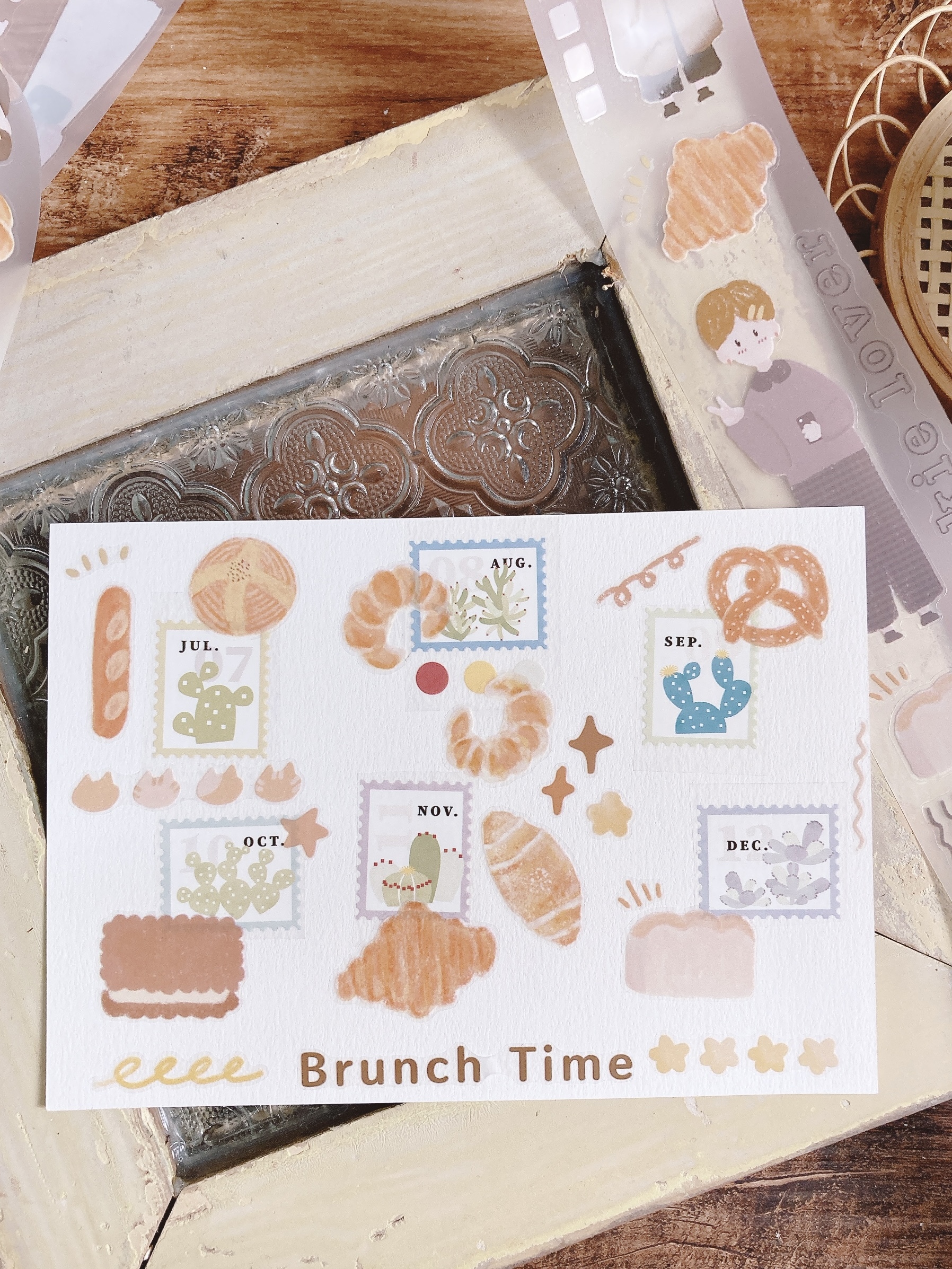 嗨賴 x LUMOS｜麵包與女孩 紙膠帶