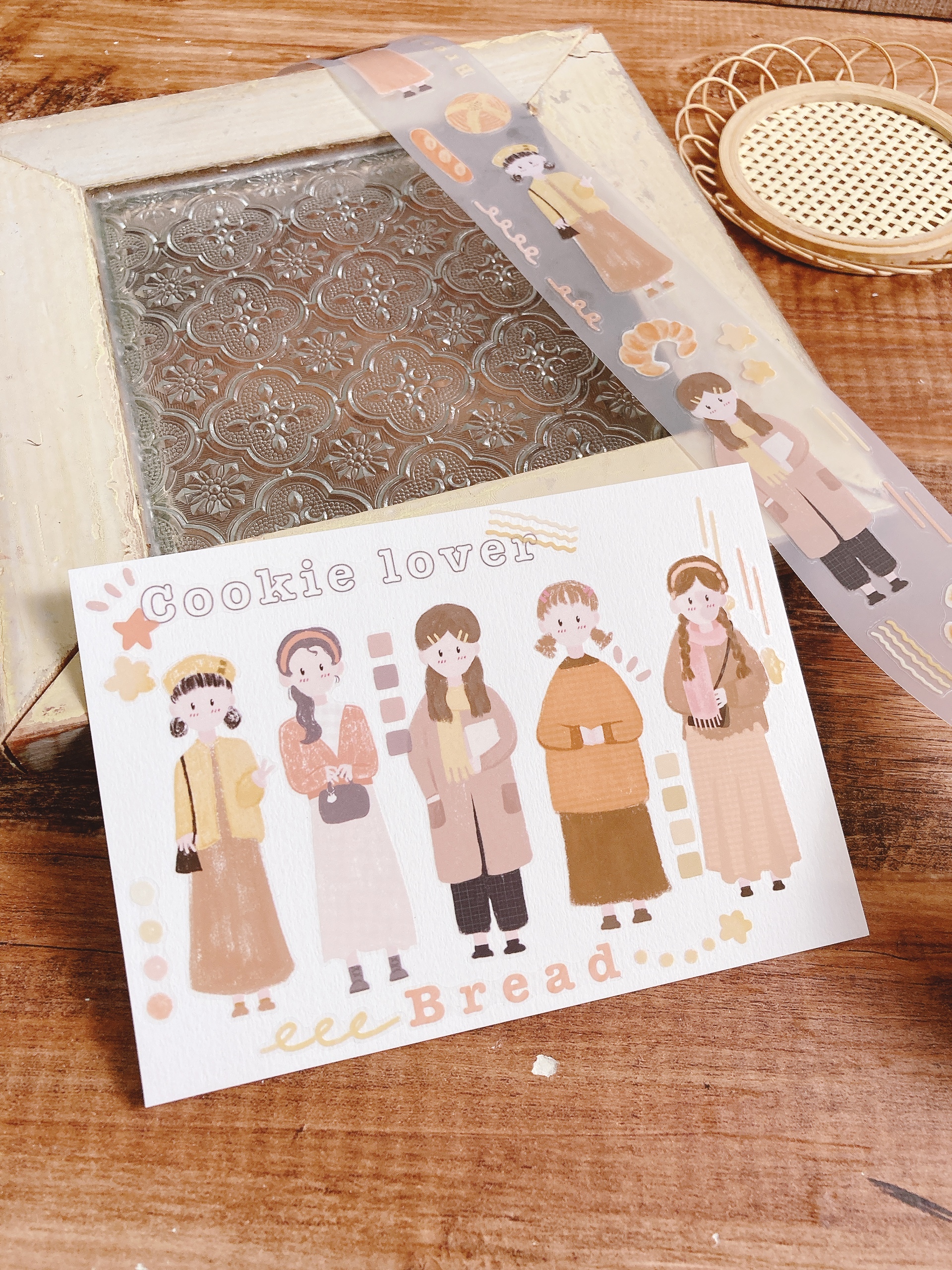 嗨賴 x LUMOS｜麵包與女孩 紙膠帶