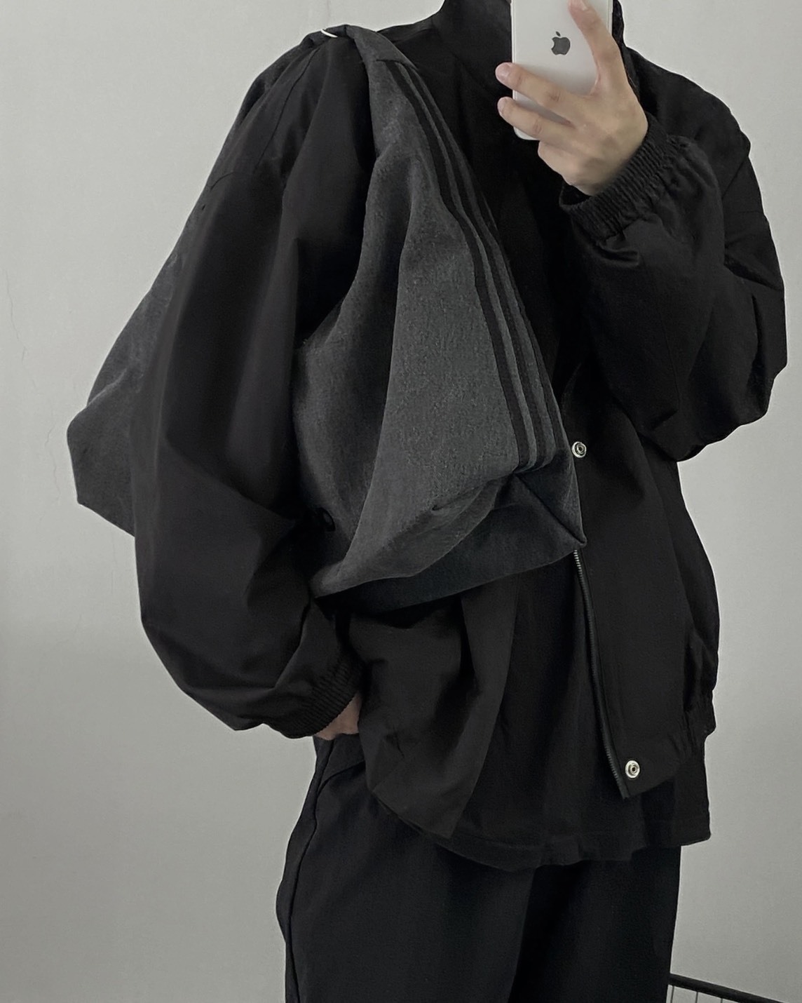 Adidas Original DEMIN 牛仔 丹寧 單肩 大雲朵包 (附小零錢包)