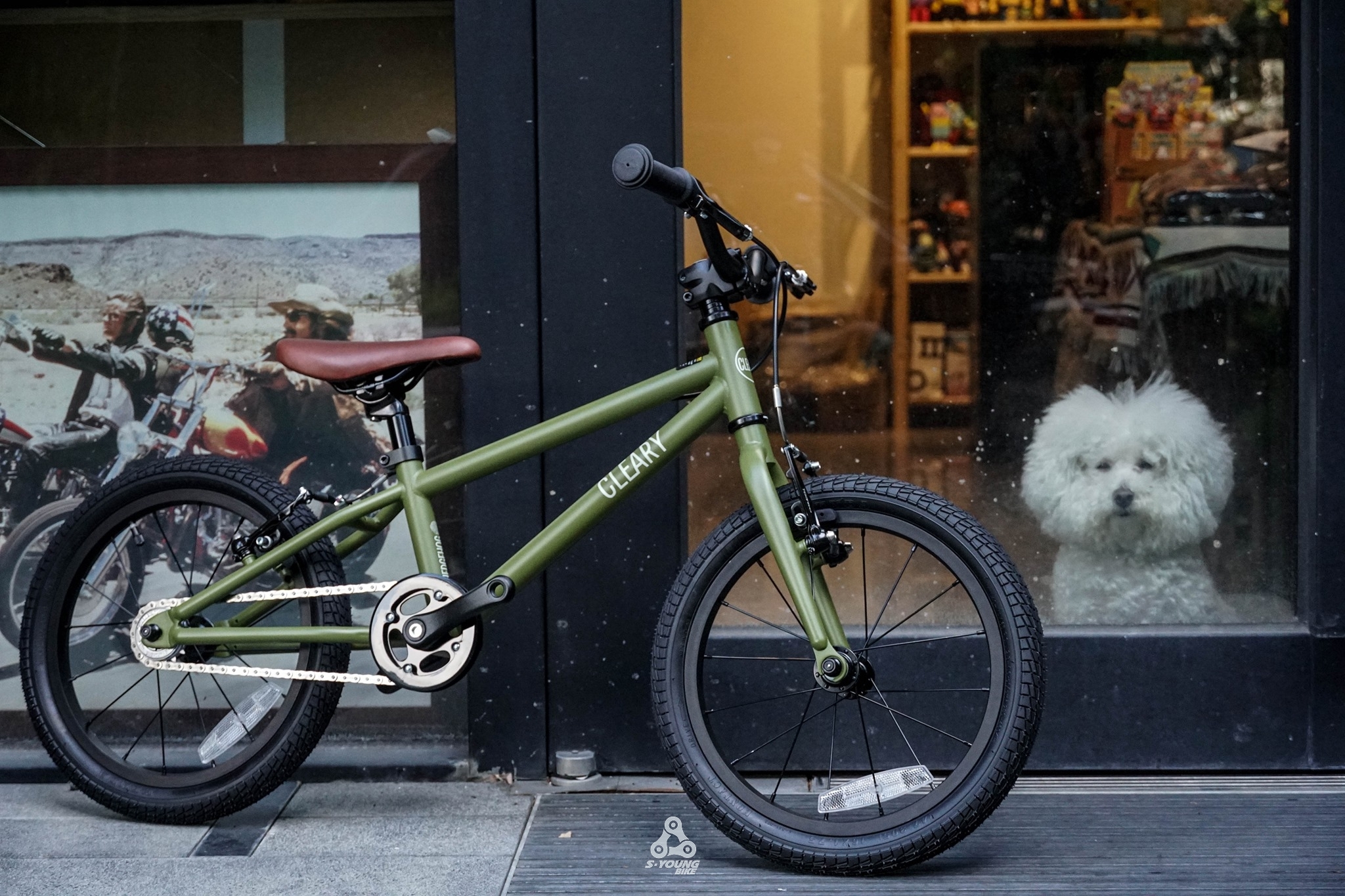 【Cleary bikes】16吋兒童腳踏車 / 沙漠綠