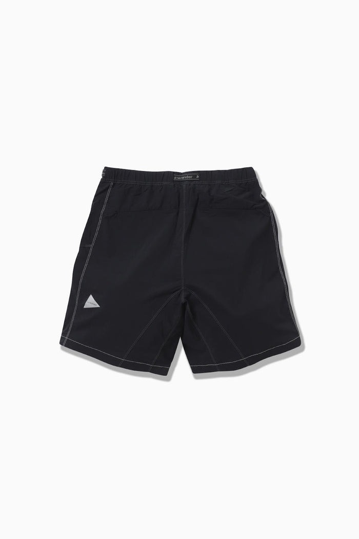 and wander｜Light Hike Short Pants "Black"