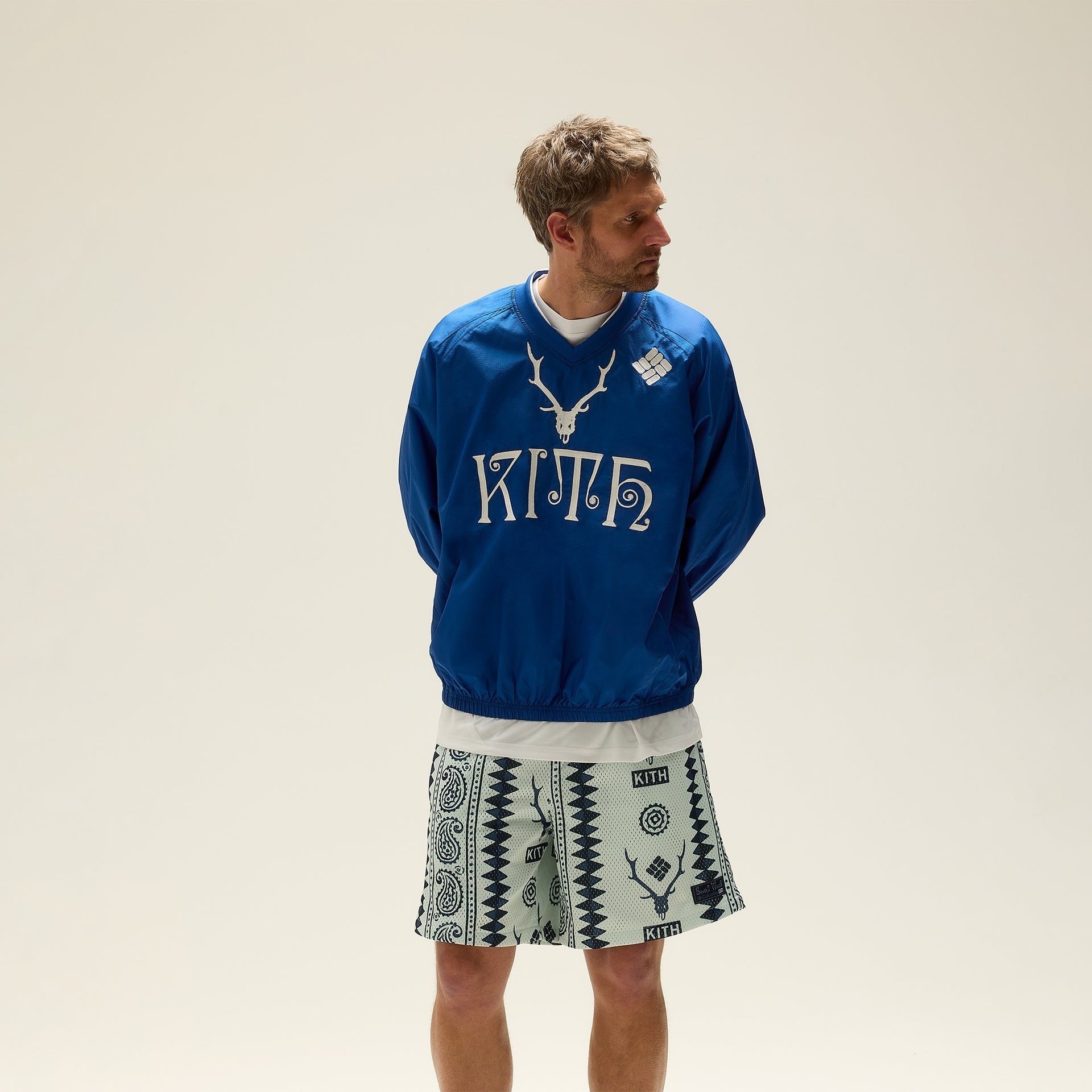 2025SS Kith x South2 West8 Columbia Dayton Combo Pullov