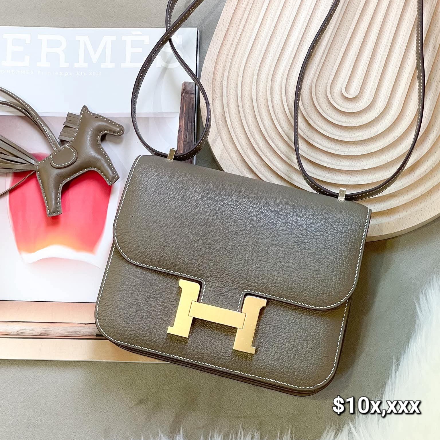 Hermes Constance Mini Mysore Chèvre LeatherEtoupe GHW  HK$10x,xxx 詳情請PM我哋 (HK$2,000 訂金)