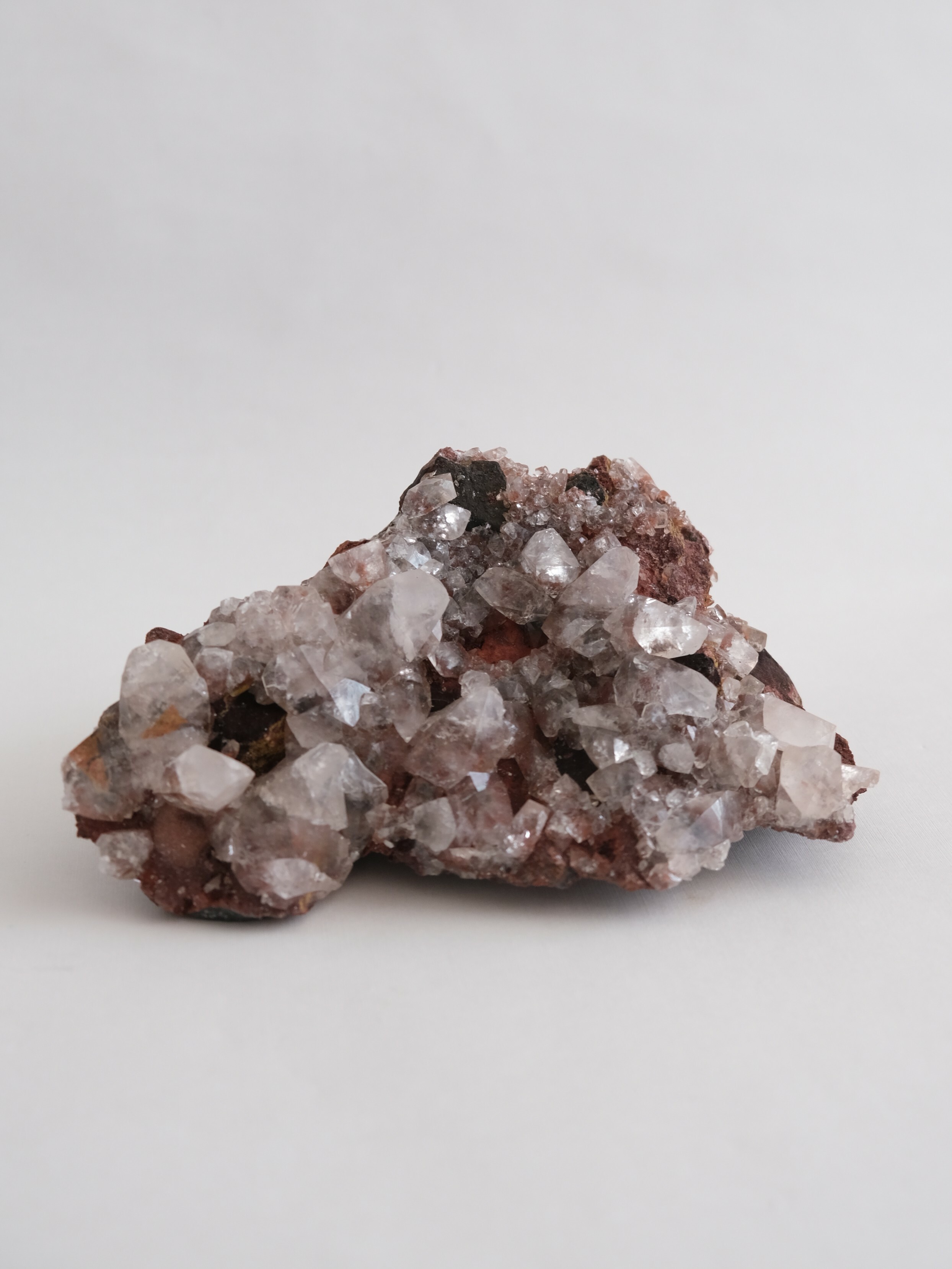 紅水晶簇-紅色方解石 Red Calcite