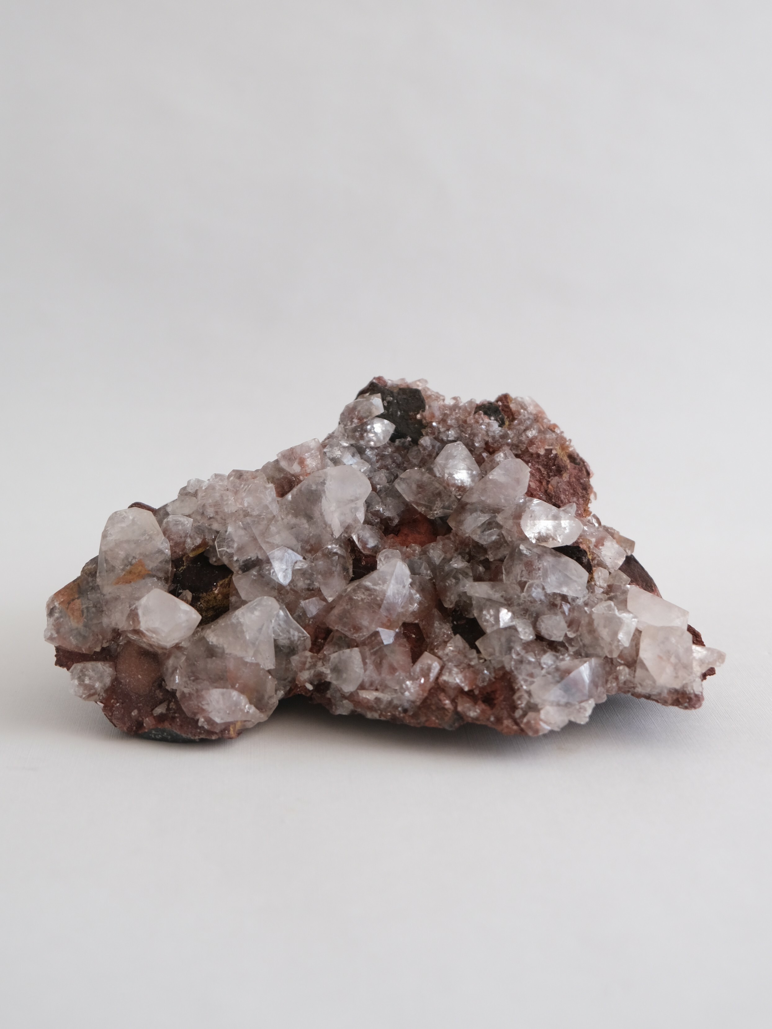 紅水晶簇-紅色方解石 Red Calcite