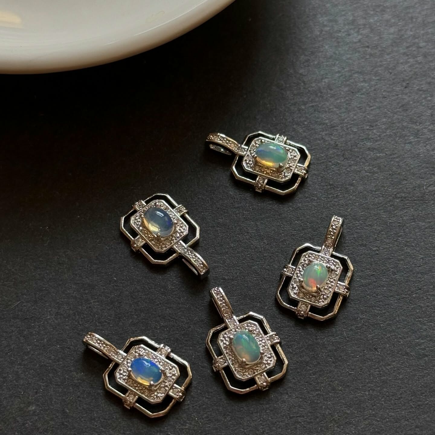 [原石] 衣索比亞蛋白石 項鍊吊墜