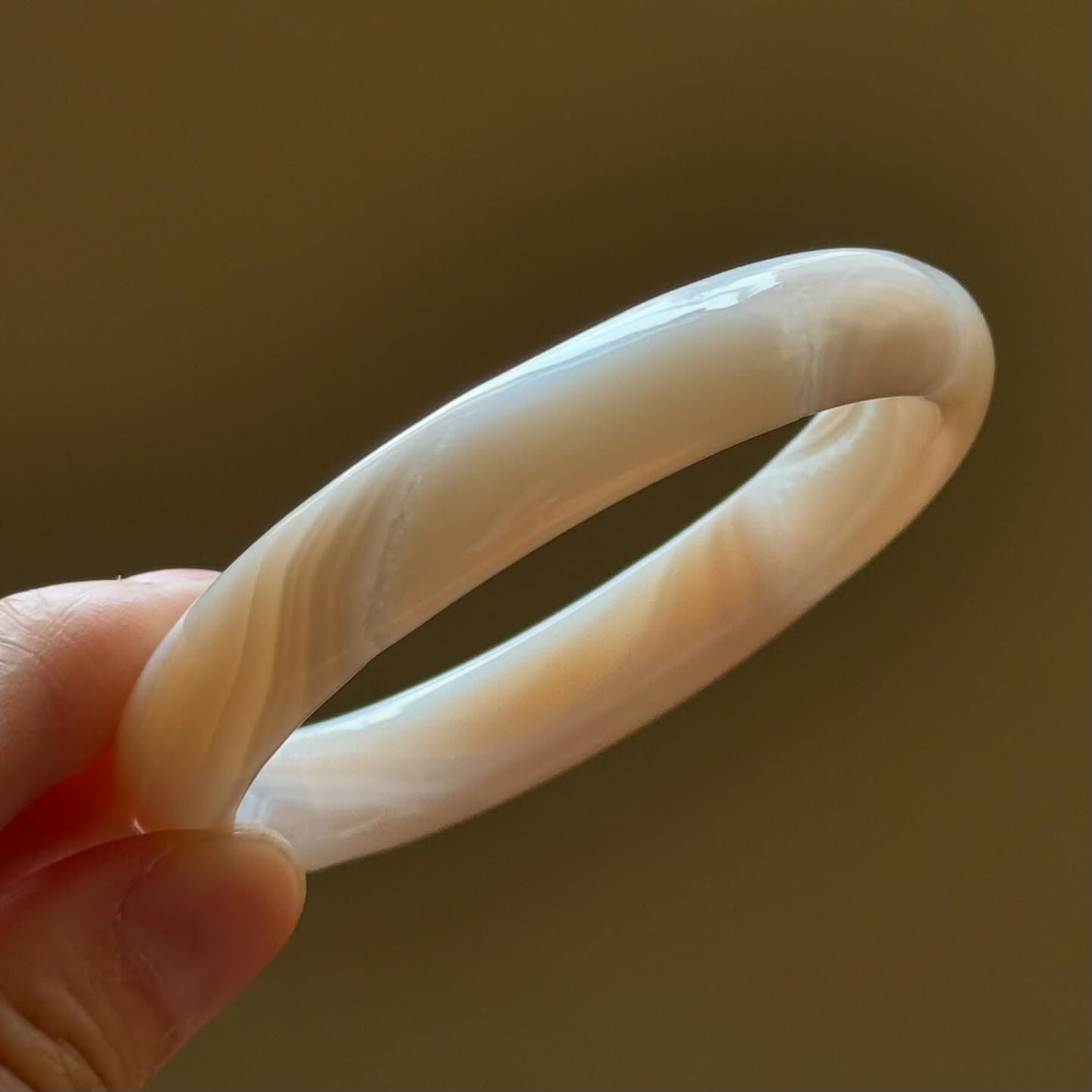 [原石] 條紋瑪瑙 白瑪瑙手鐲 水晶手鐲