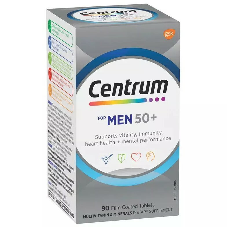 澳洲 Centrum 銀寶 50+ MEN 男性專用