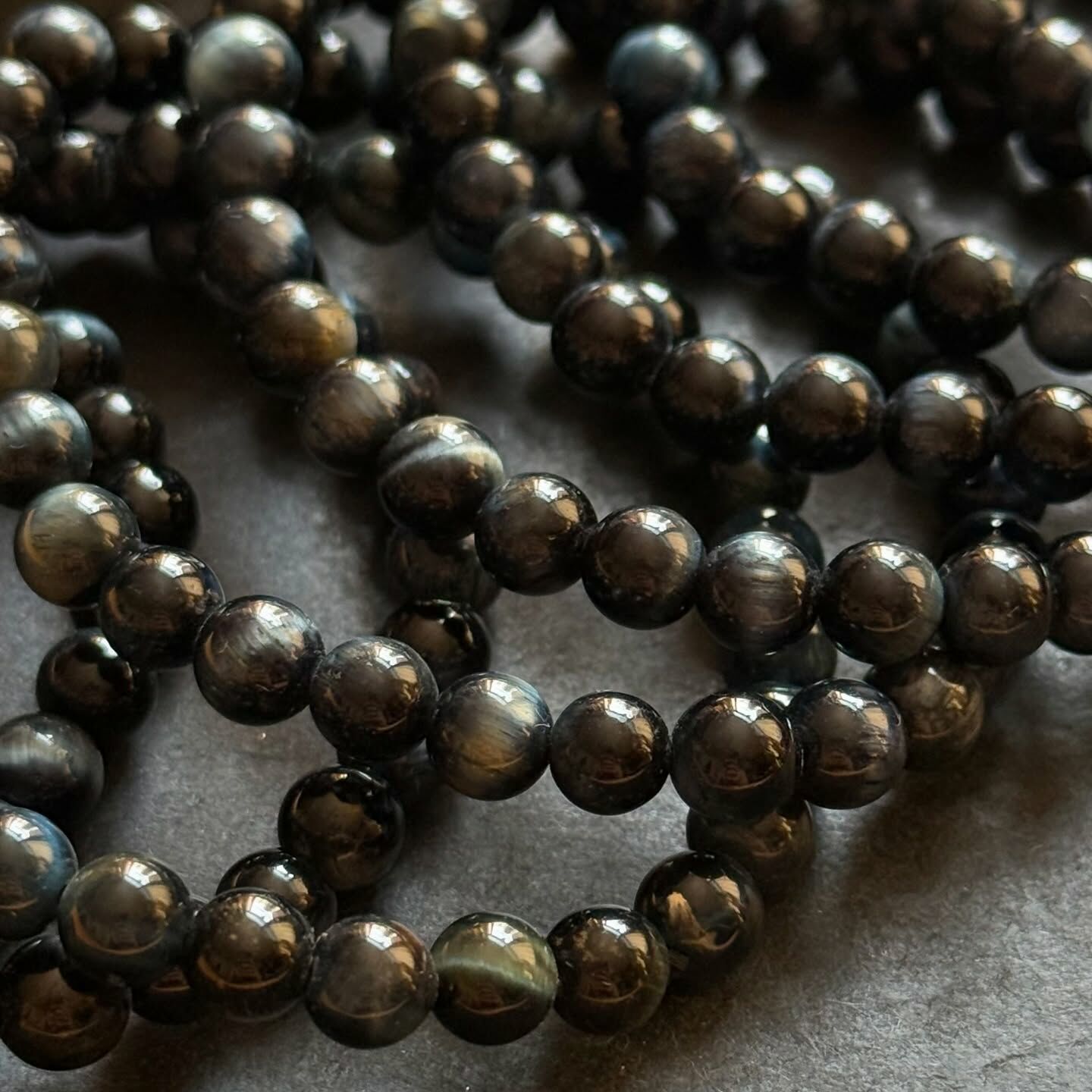 [原石] 藍虎眼石 水晶手串