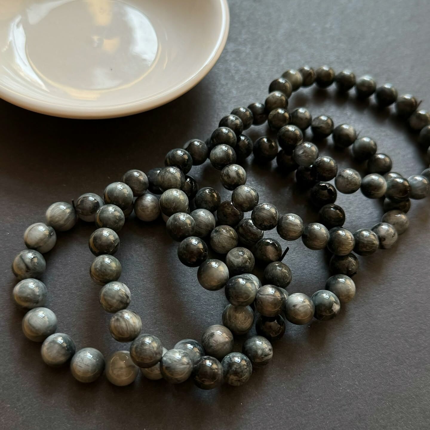 [原石] 鷹眼石 水晶手串