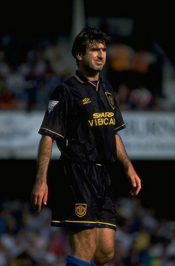 1993 Manchester United Retro Away Shirt with 7 CANTONA