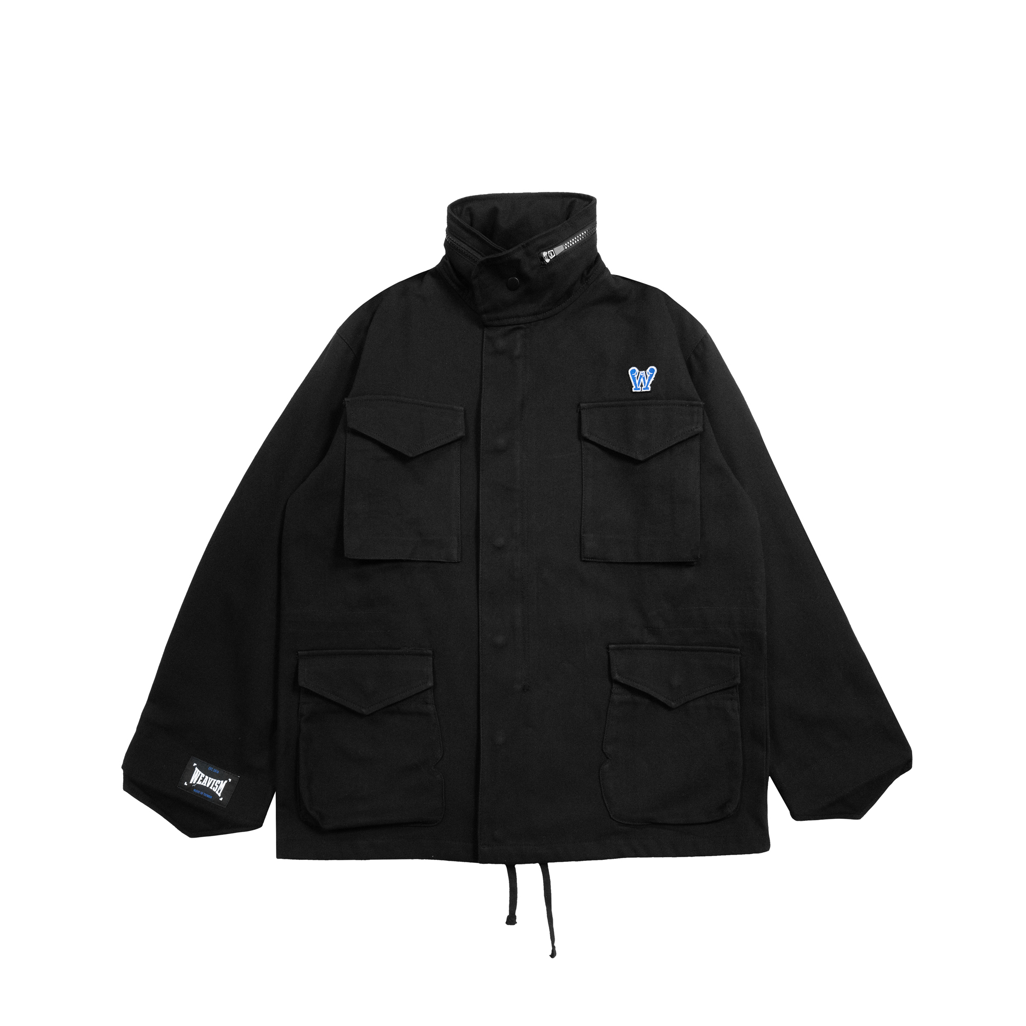 拳魂重磅連帽外套-漆黑