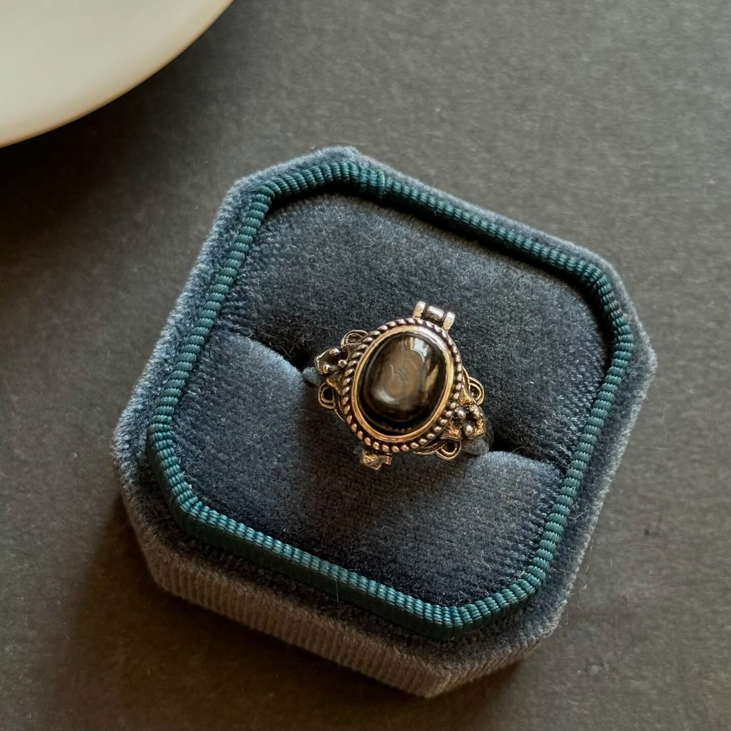 [原石] 金運石 水晶戒指