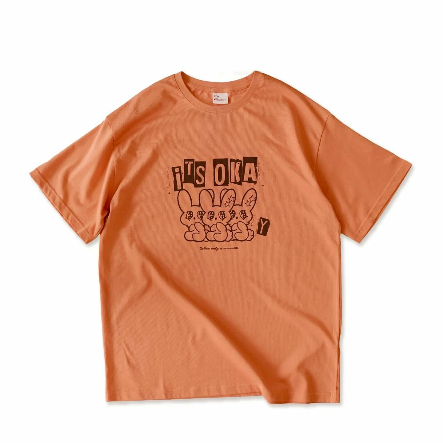 NeverLand｜It’s Okay Tee (鮭魚橘)