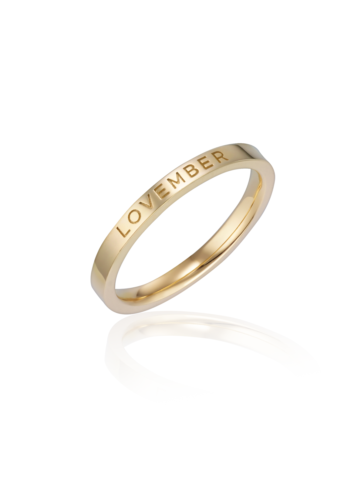 【LOVEMBER】Basic LV M Ring