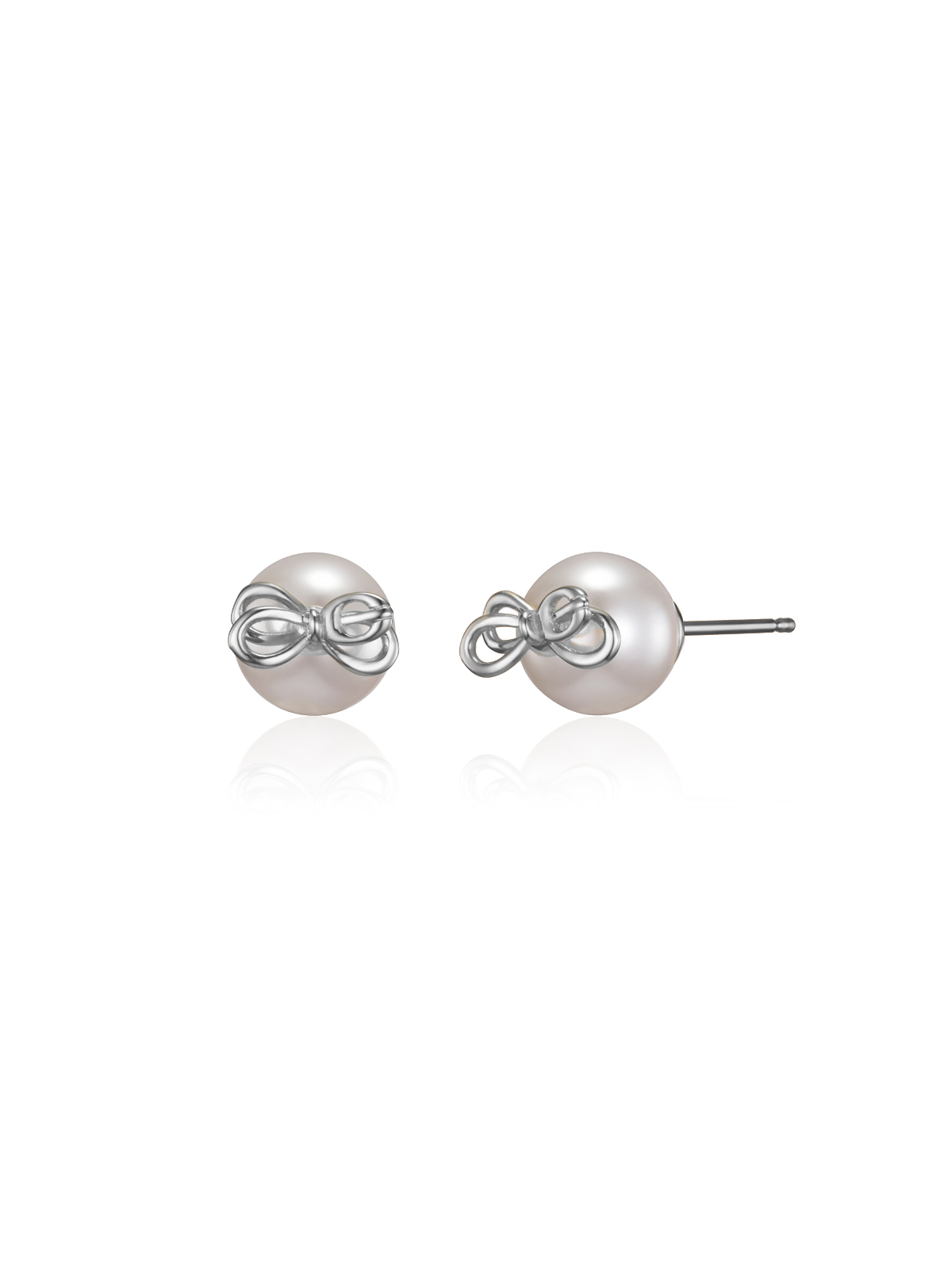 【LOVEMBER】Pearl Button Studs