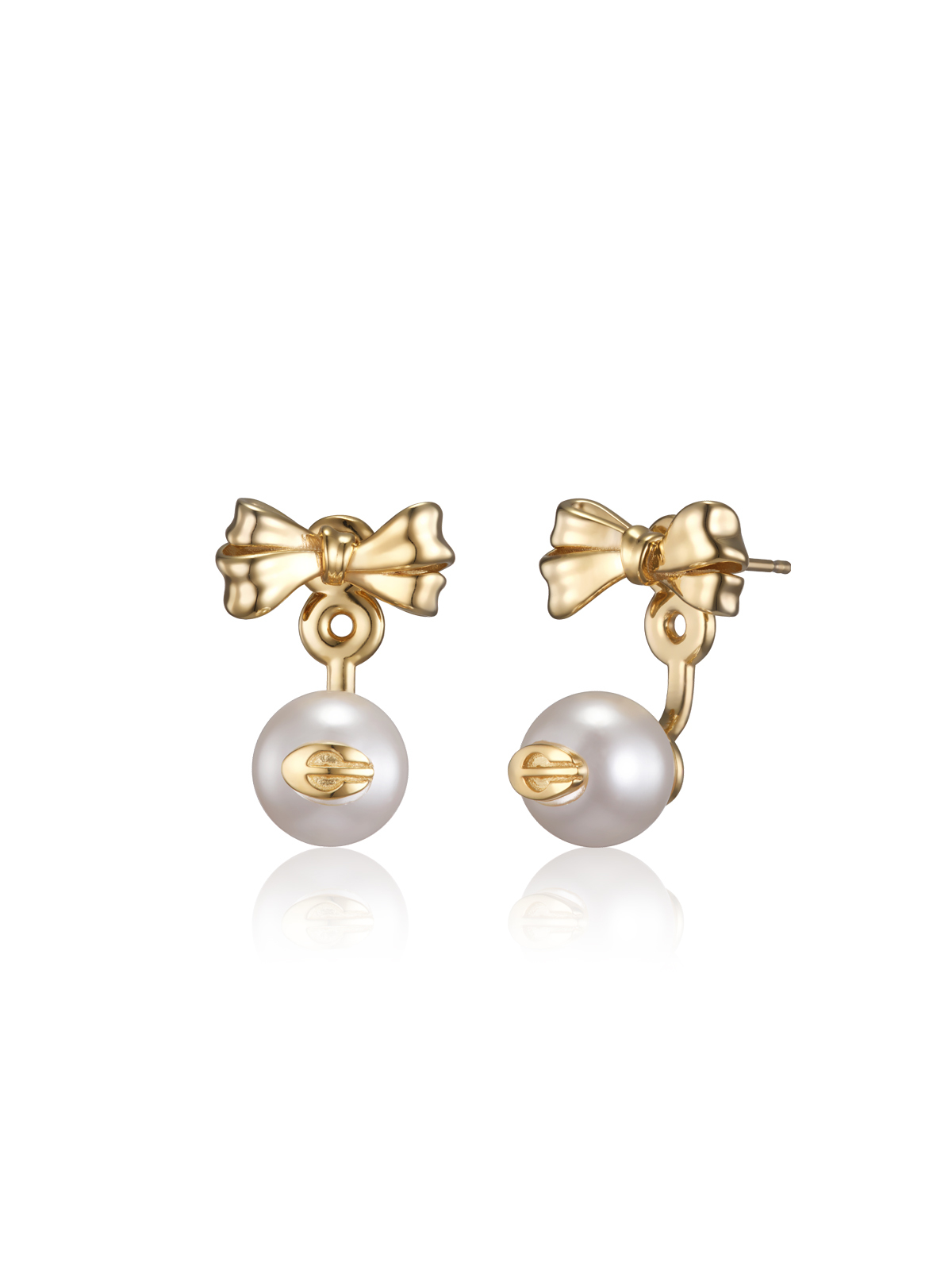 【LOVEMBER】Twin Ribbon Studs