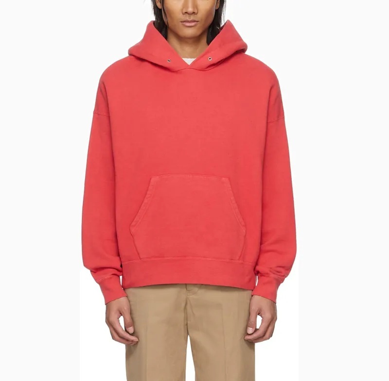 LAST PCS RE-STOCK: VISVIM AMPLUS SB HOODIE P.O. DMGD (U.D.) - RED SIZE 2 PRE ORDER ITEM (預訂中)