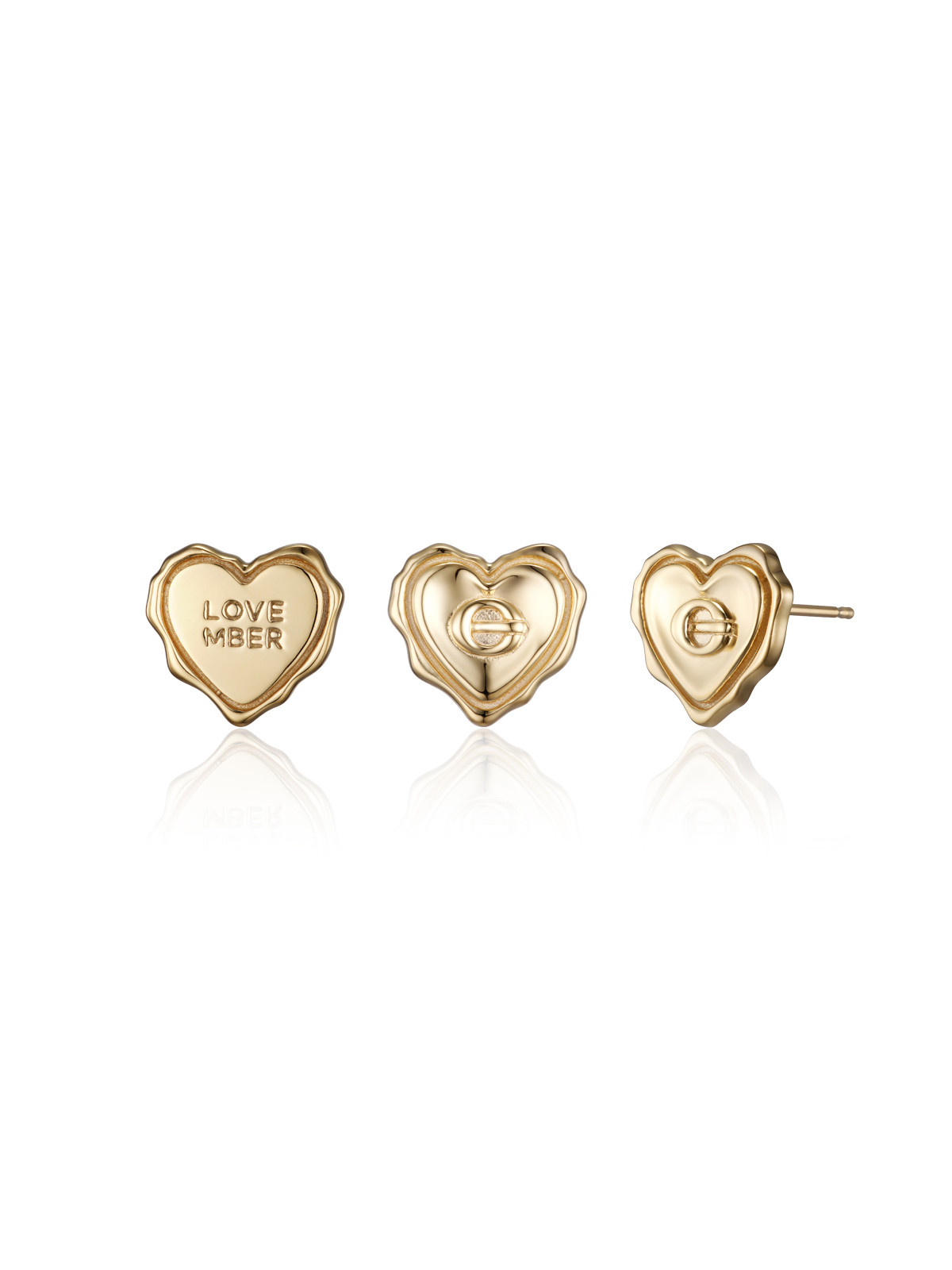 【LOVEMBER】Melting Heart Studs