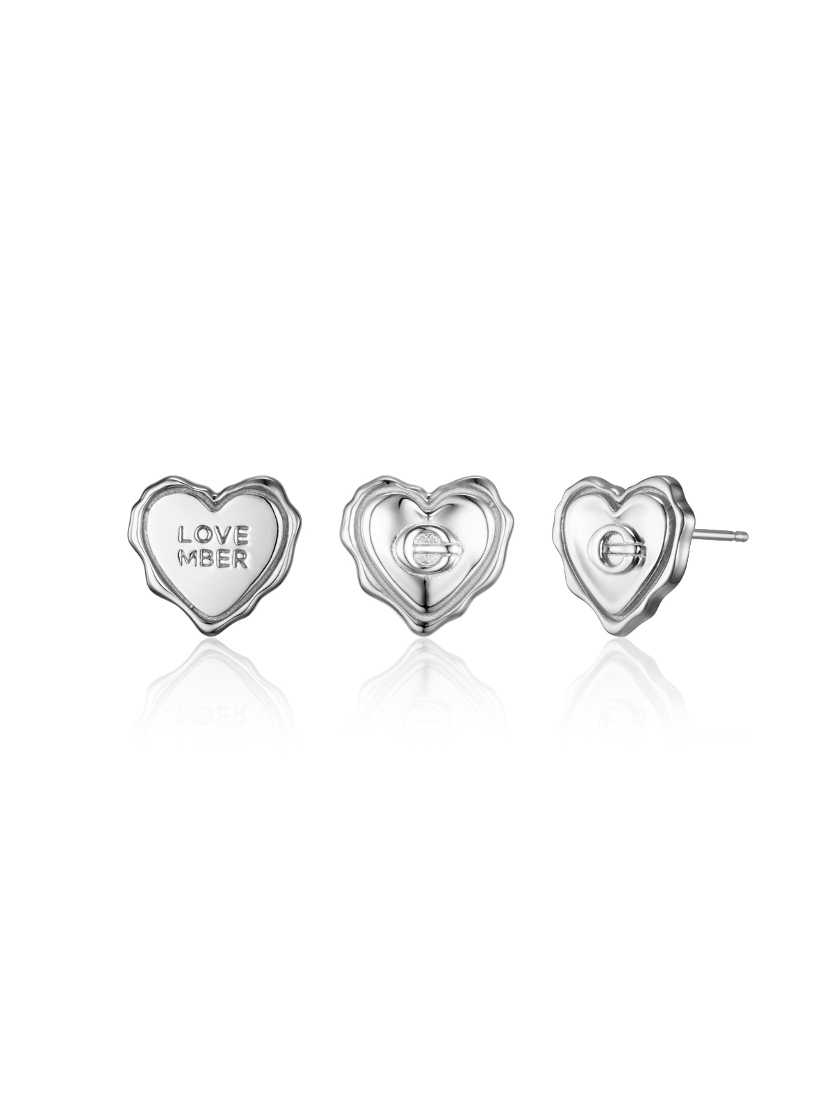 【LOVEMBER】Melting Heart Studs
