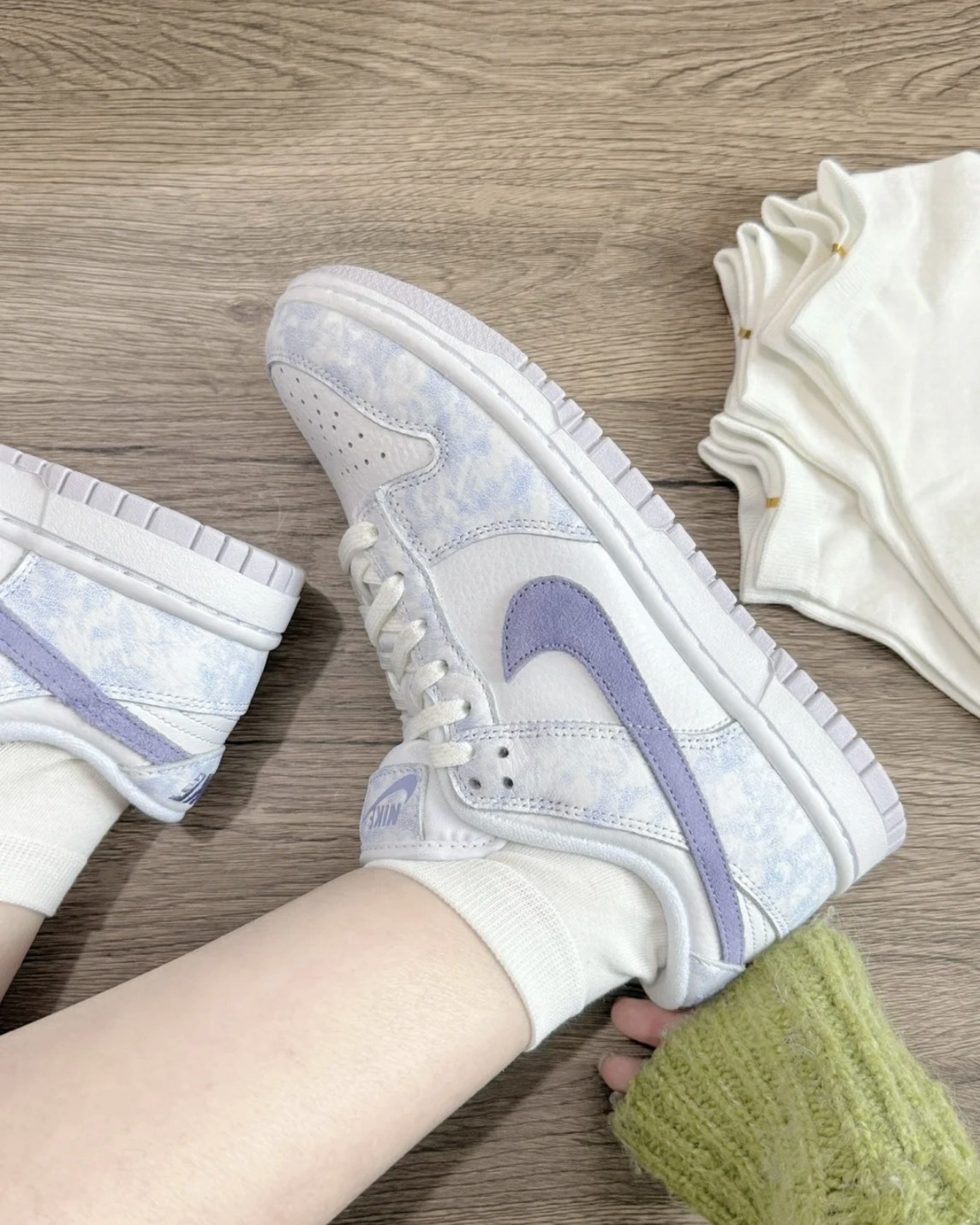 Nike Dunk Low OG 'Purple Pulse' 白紫 水洗 復古 低筒 休閒鞋