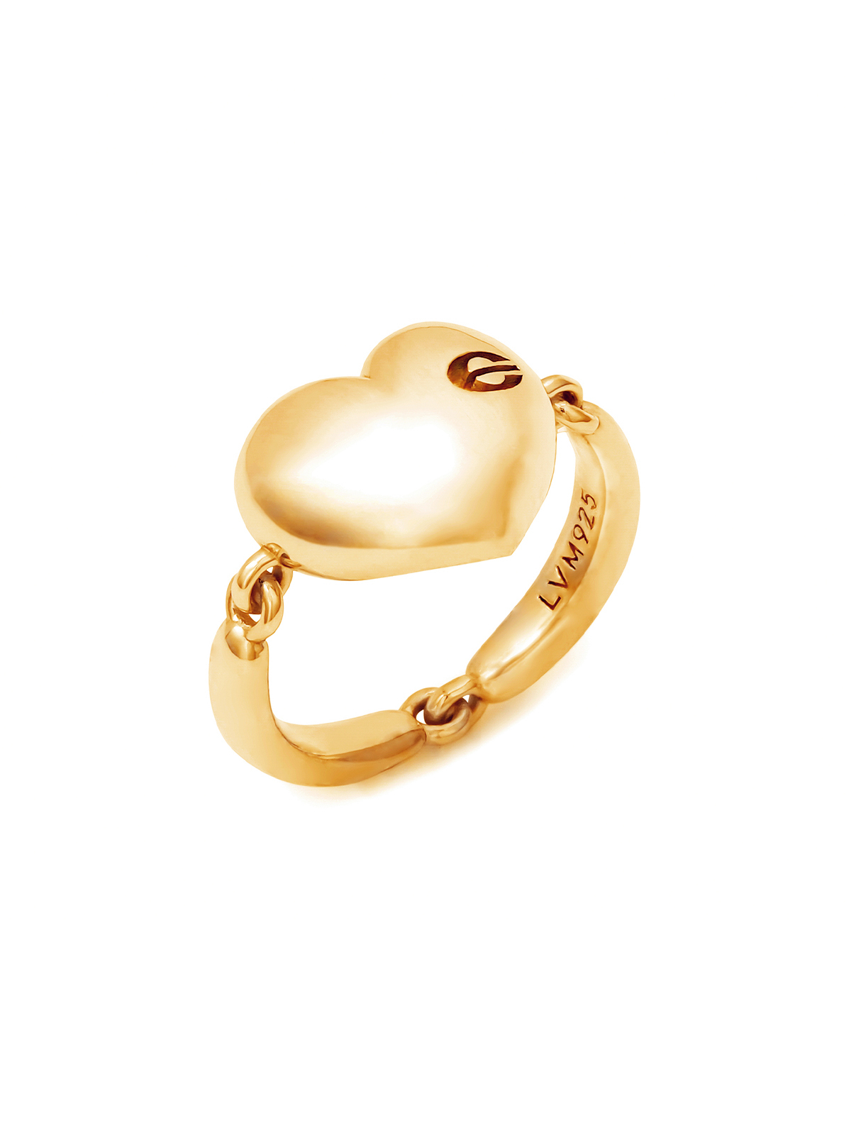 【LOVEMBER】Heart dome Link Ring