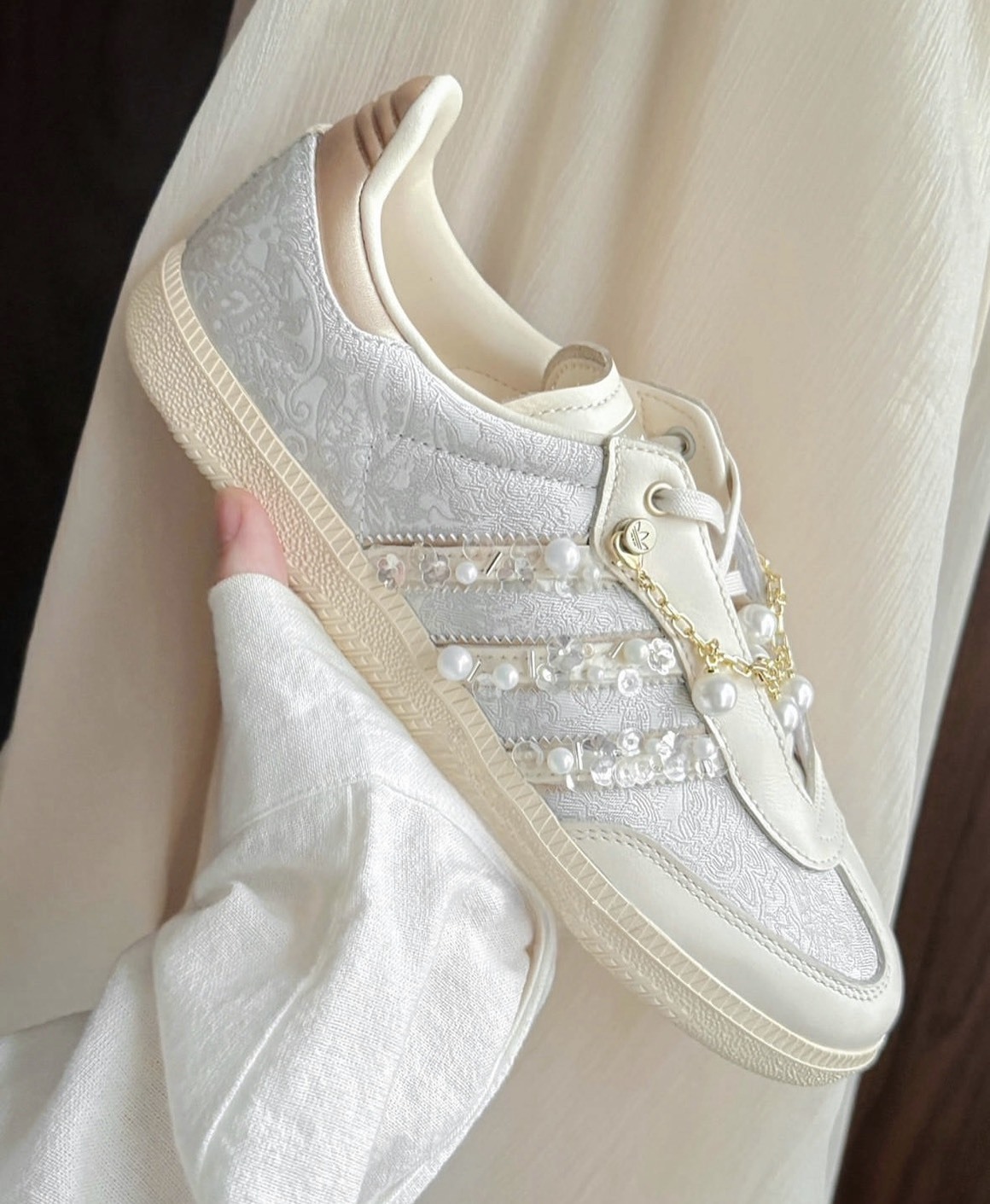Adidas Samba 淺灰 仙女鞋 女鞋 JQ2616