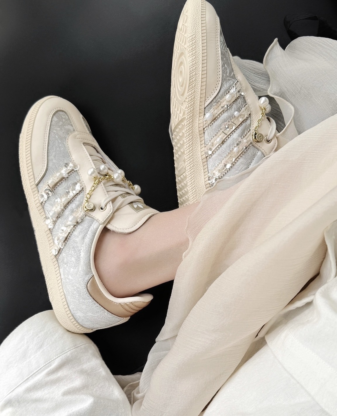 Adidas Samba 淺灰 仙女鞋 女鞋 JQ2616