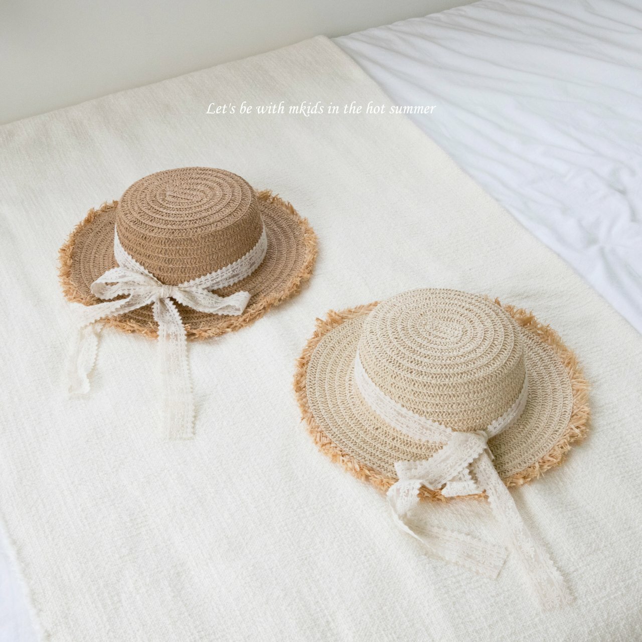 棕色現貨｜夏日度假綁帶法式草帽