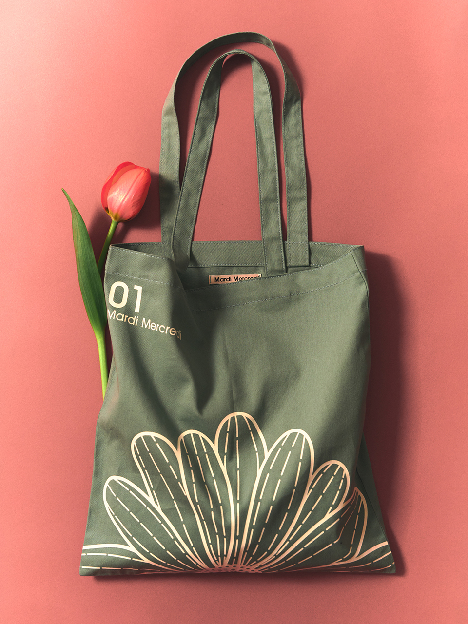 Mardi mercredi canvas bag