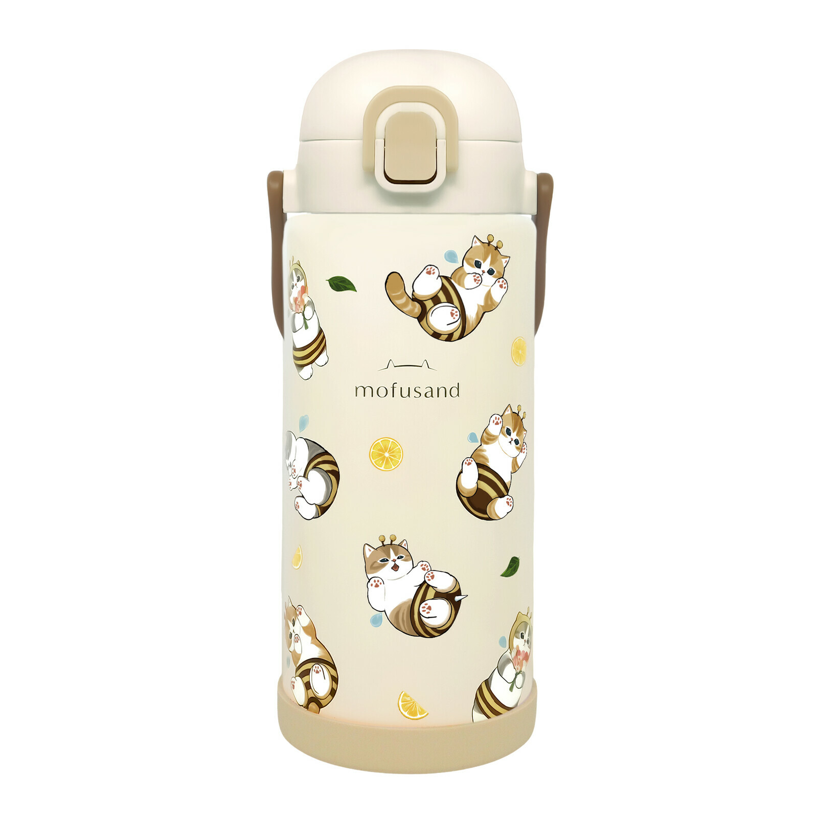 日本mofusand不銹鋼彈蓋保溫度水樽1000ML (非日本製)