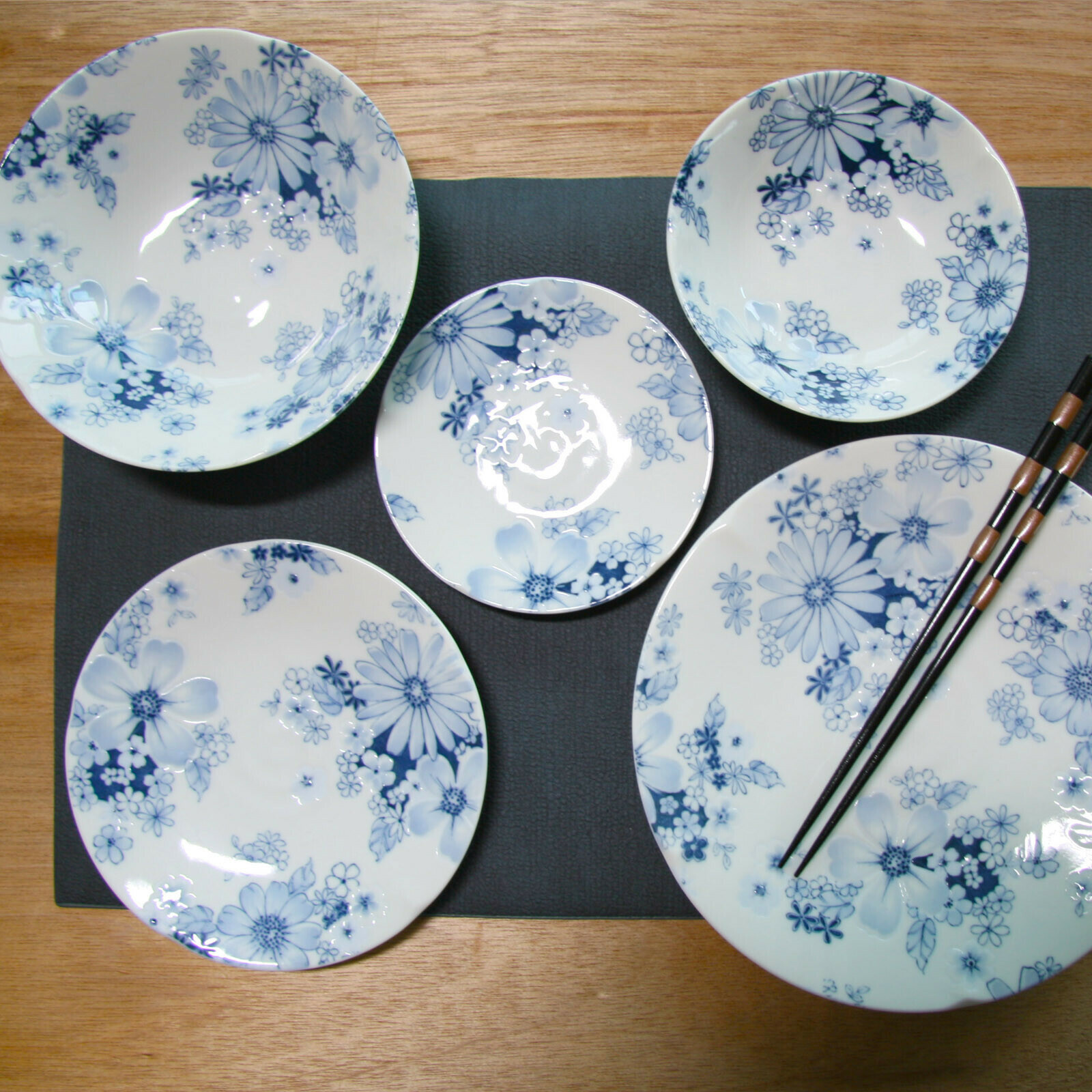 日本美濃燒TONOTOKI花集い瓦碟14CM(高4.1cm) (日本製)