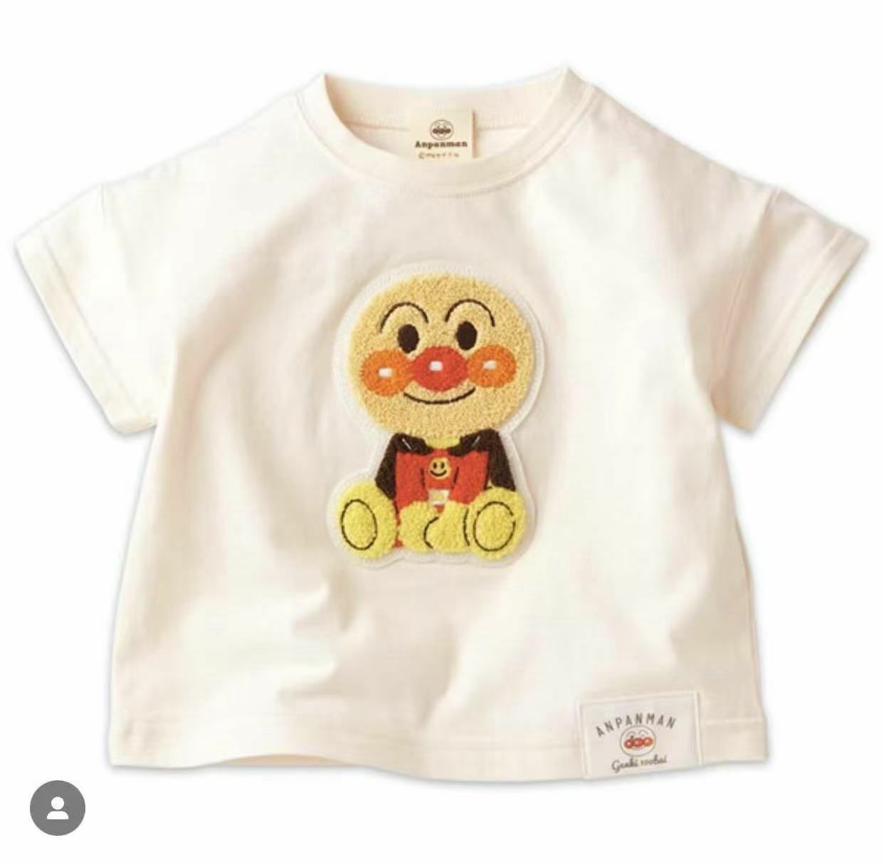 日單 麵包超人卡通貼布短袖
