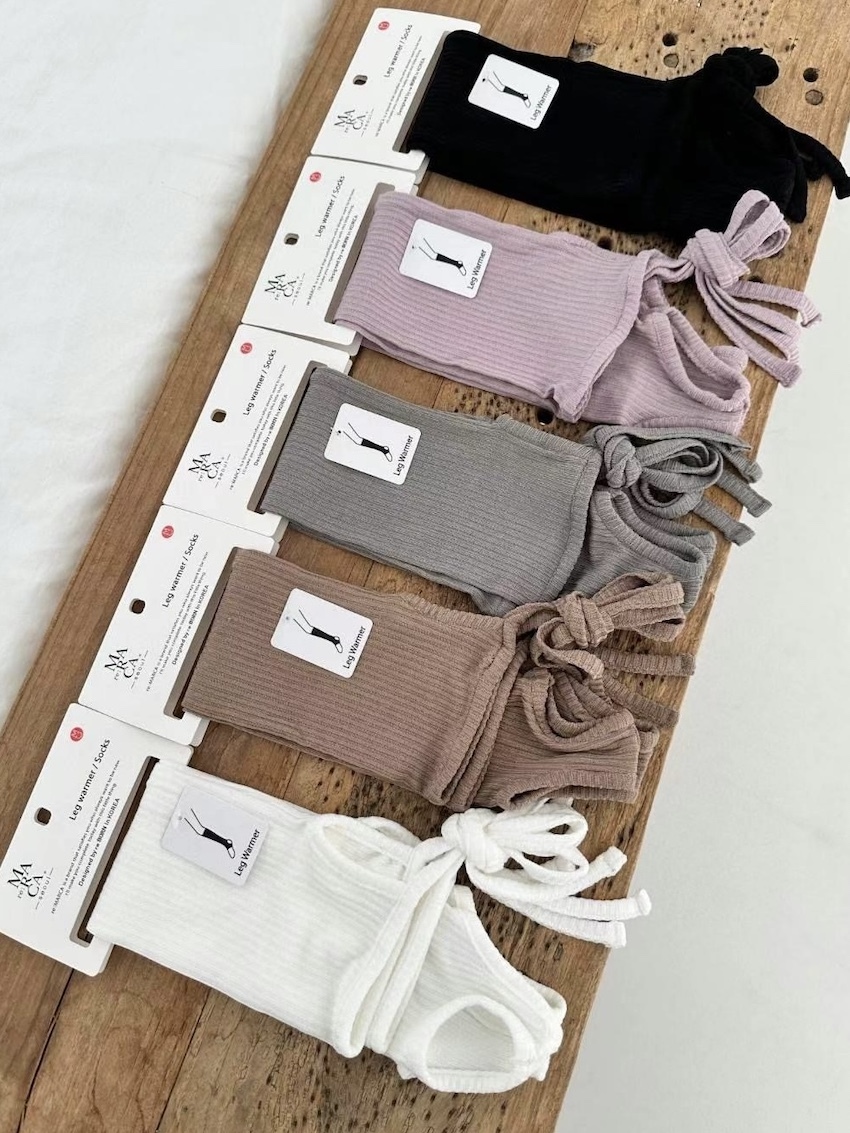 knee-high Tencel socks with straps