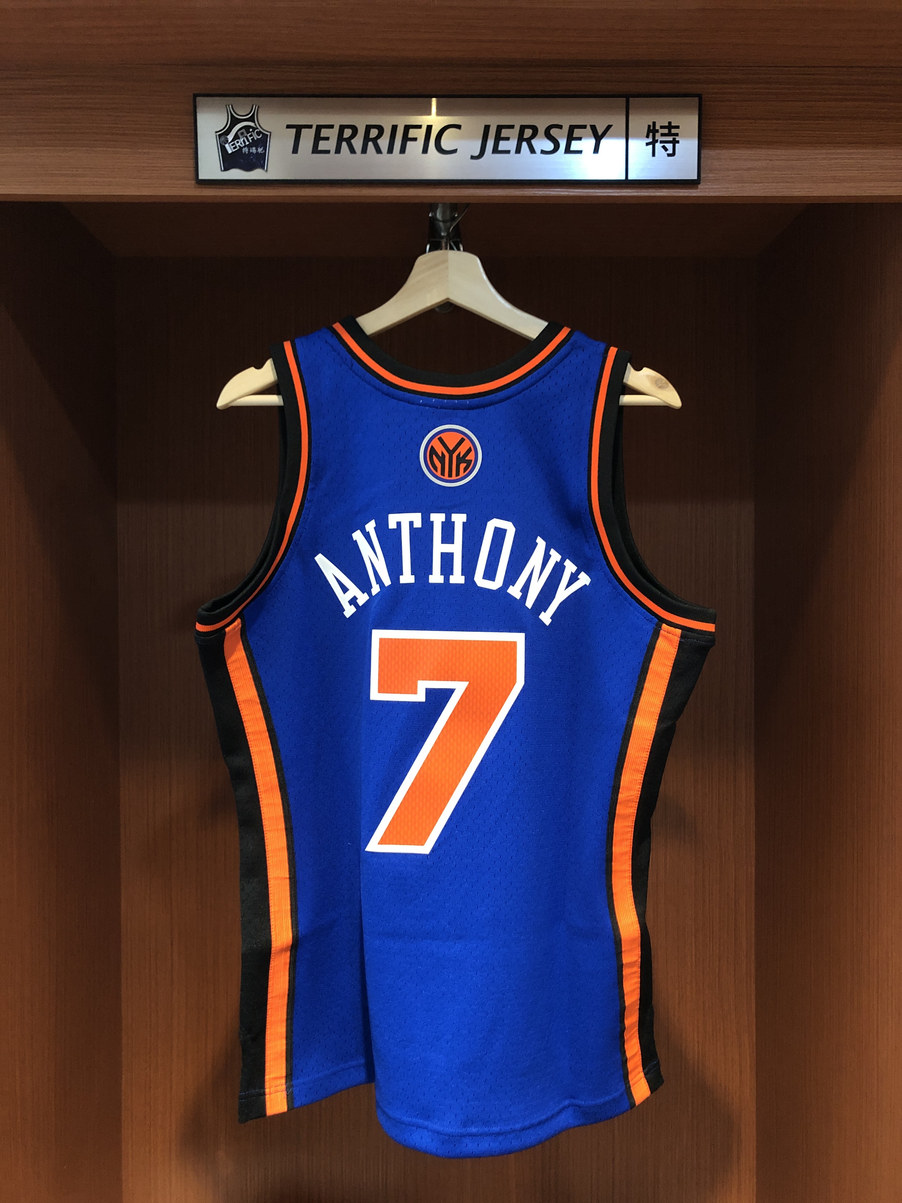 NBA球衣 Carmelo Anthony 紐約尼克藍 10-11 M&N Swingman G2 球迷版 熱轉印 全新