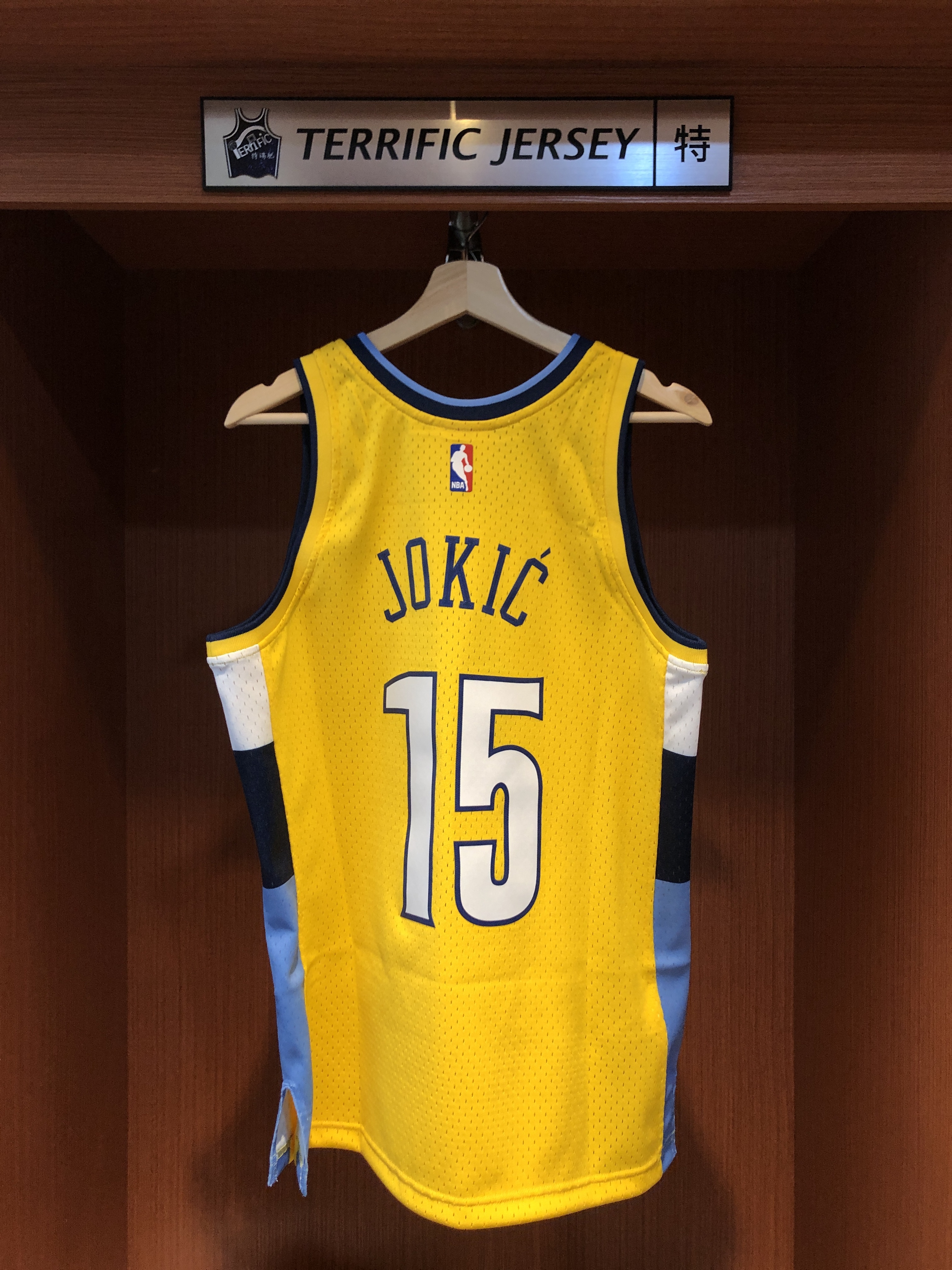 NBA球衣 Nikola Jokic 丹佛金塊黃 17-18 M&N Swingman G2 球迷版 熱轉印 全新