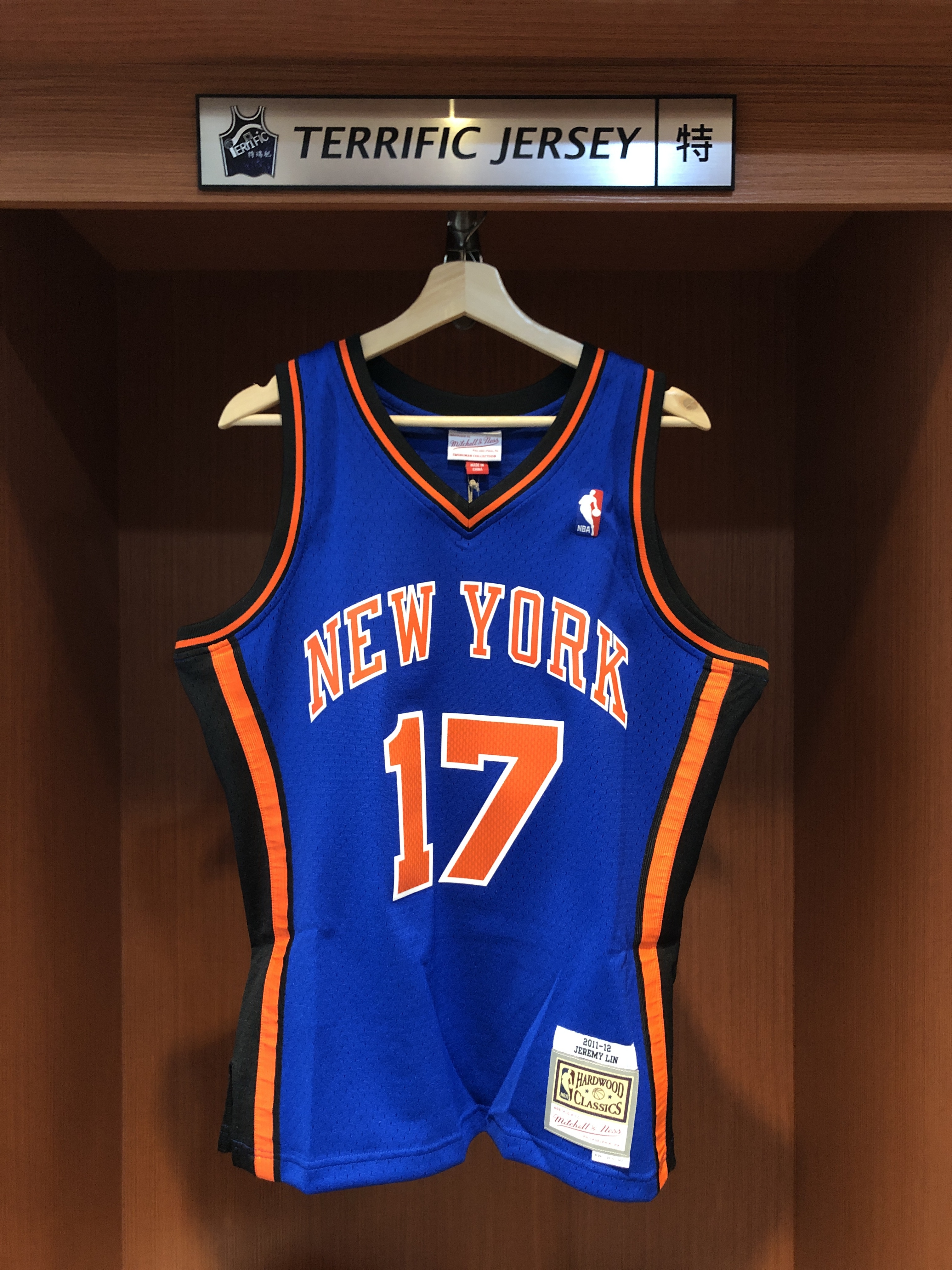 NBA球衣 Jeremy Lin 紐約尼克藍 11-12 M&N Swingman G2 球迷版 熱轉印 全新 林來瘋 林書豪