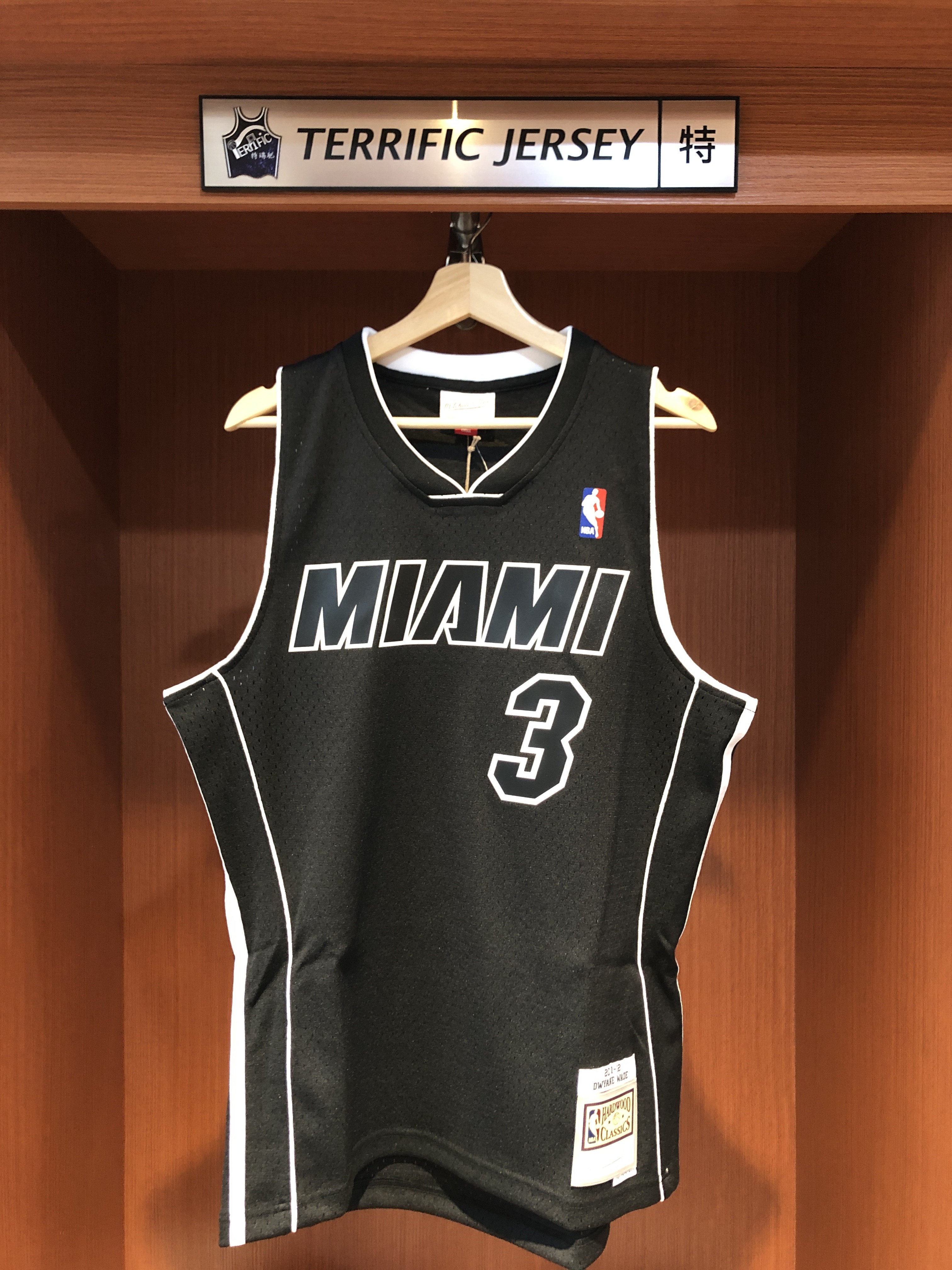 NBA球衣 Dwyane Wade 邁阿密熱火黑熱 11-12 M&N Swingman G2 球迷版 熱轉印 全新