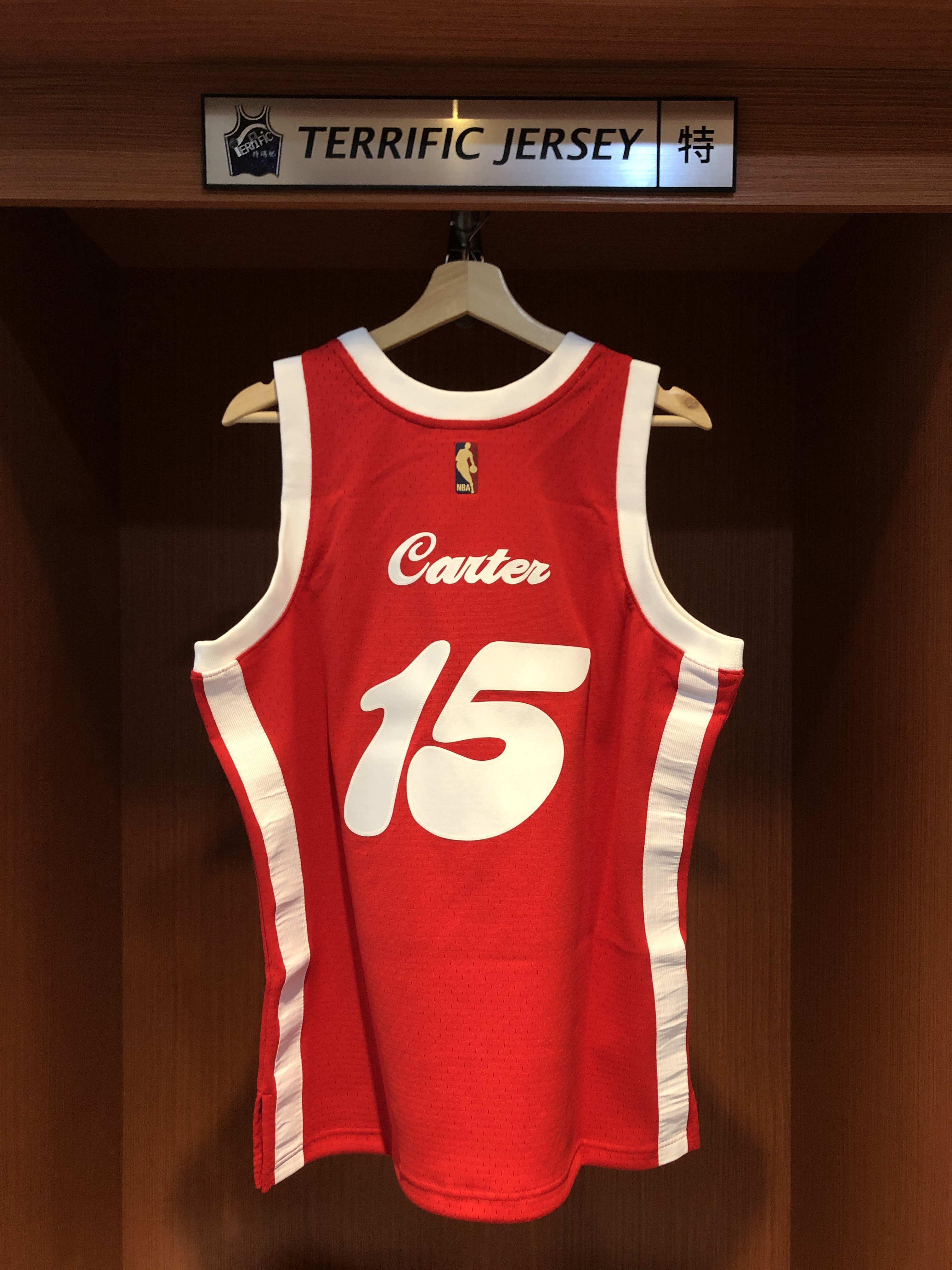 NBA球衣 Vince Carter 曼菲斯灰熊復古紅 15-16 M&N Swingman G2 球迷版 熱轉印 全新