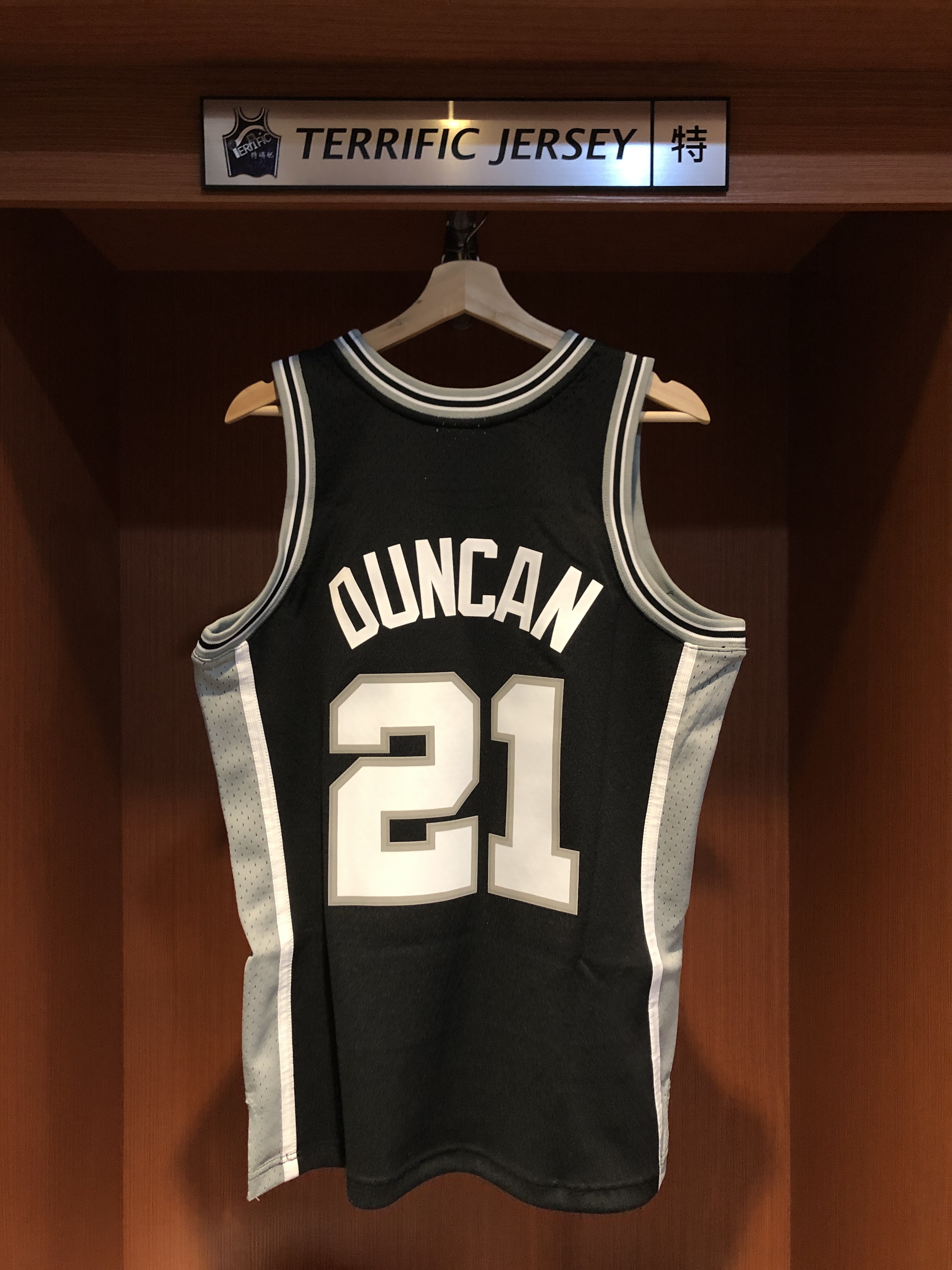 NBA球衣 Tim Duncan 聖安東尼奧馬刺黑 98-99 M&N Swingman G2 球迷版 熱轉印 全新