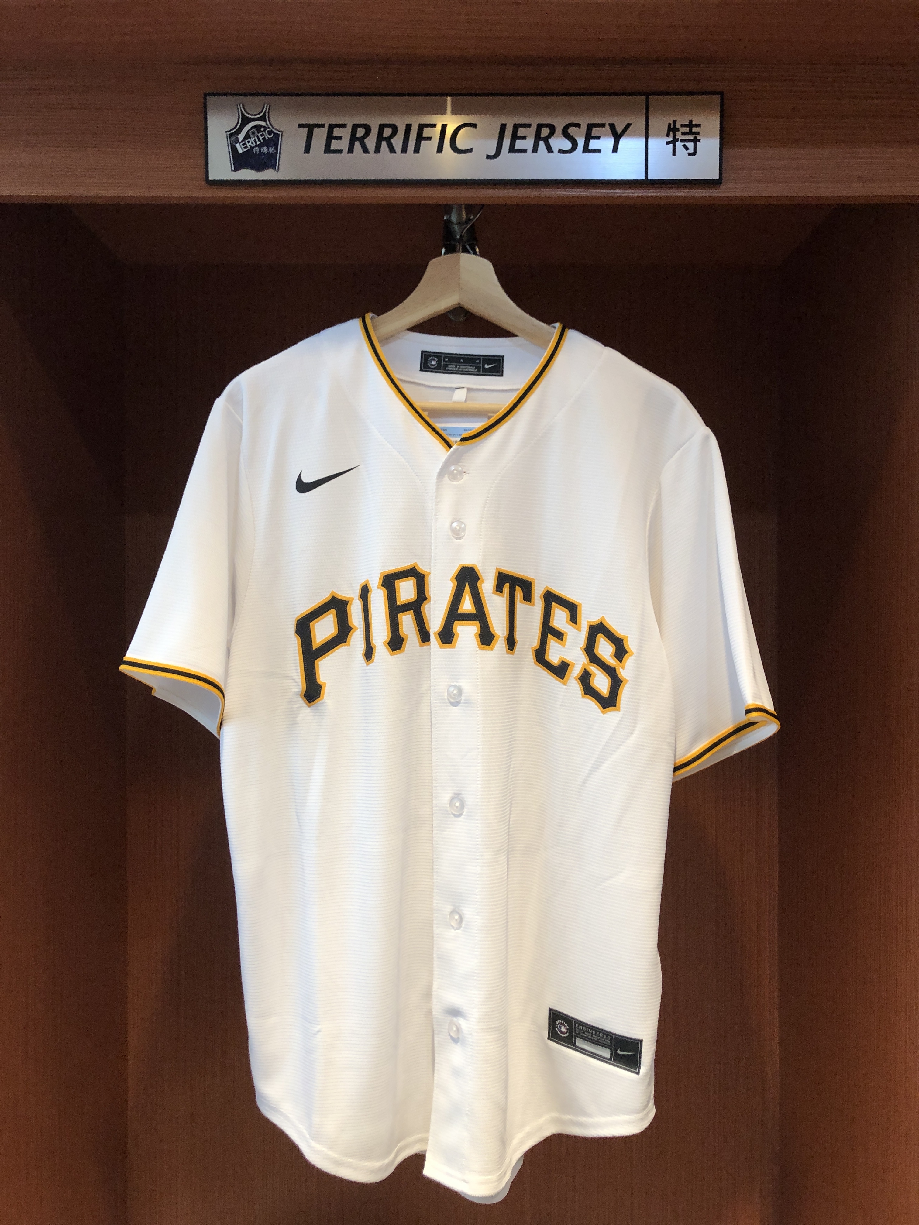 MLB球衣 Paul Skenes 匹茲堡海盜白 Nike Replica Player Name Jersey 球迷版 熱轉印 全新